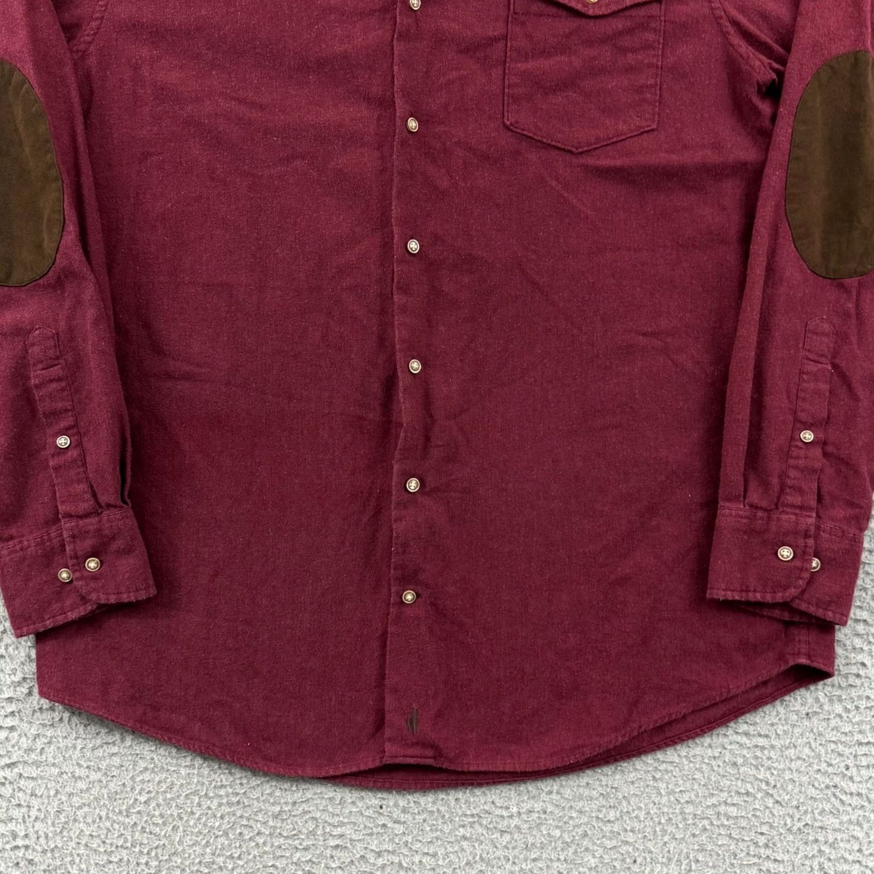johnnie-O johnnie-O Shirt Mens L Red Button-Up Chamois Long Sleeve Preppy Vintage: No Size US L / EU 52-54 / 3 - 3 Thumbnail
