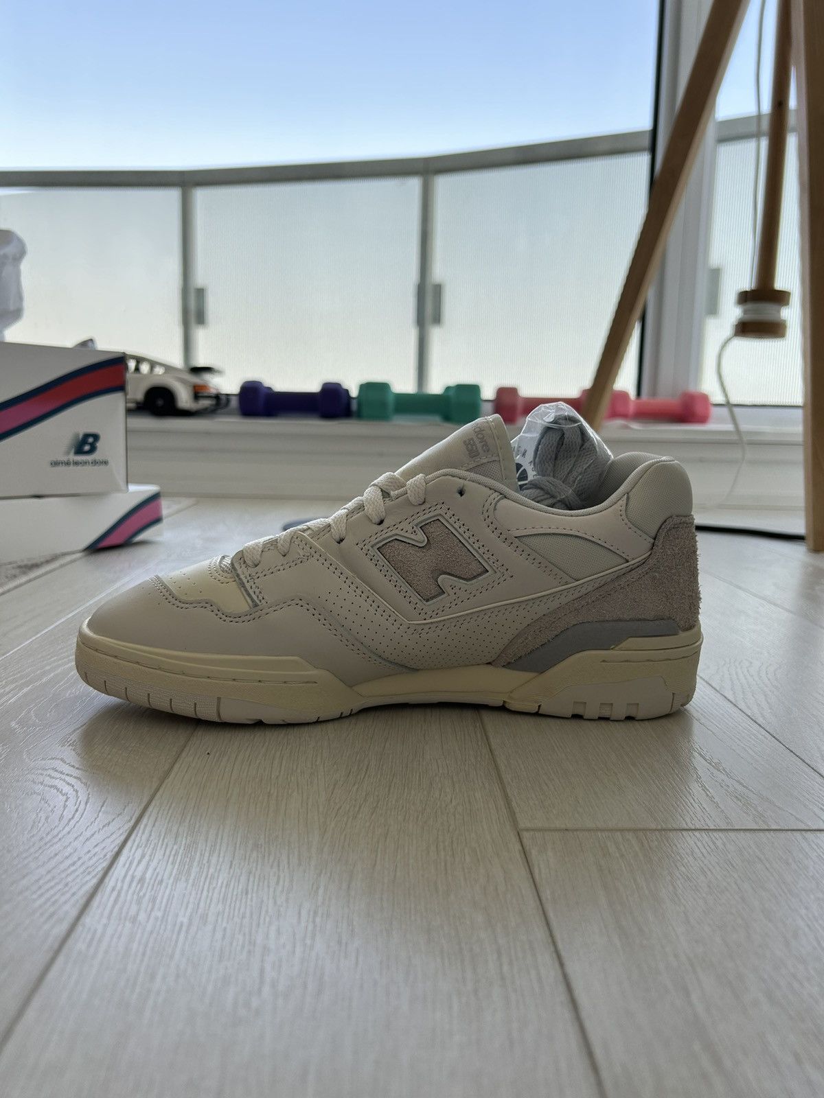 Aime Leon Dore × New Balance Aime Leon Dore x 550 ‘White’ Size US 9 / EU 42 - 4 Thumbnail