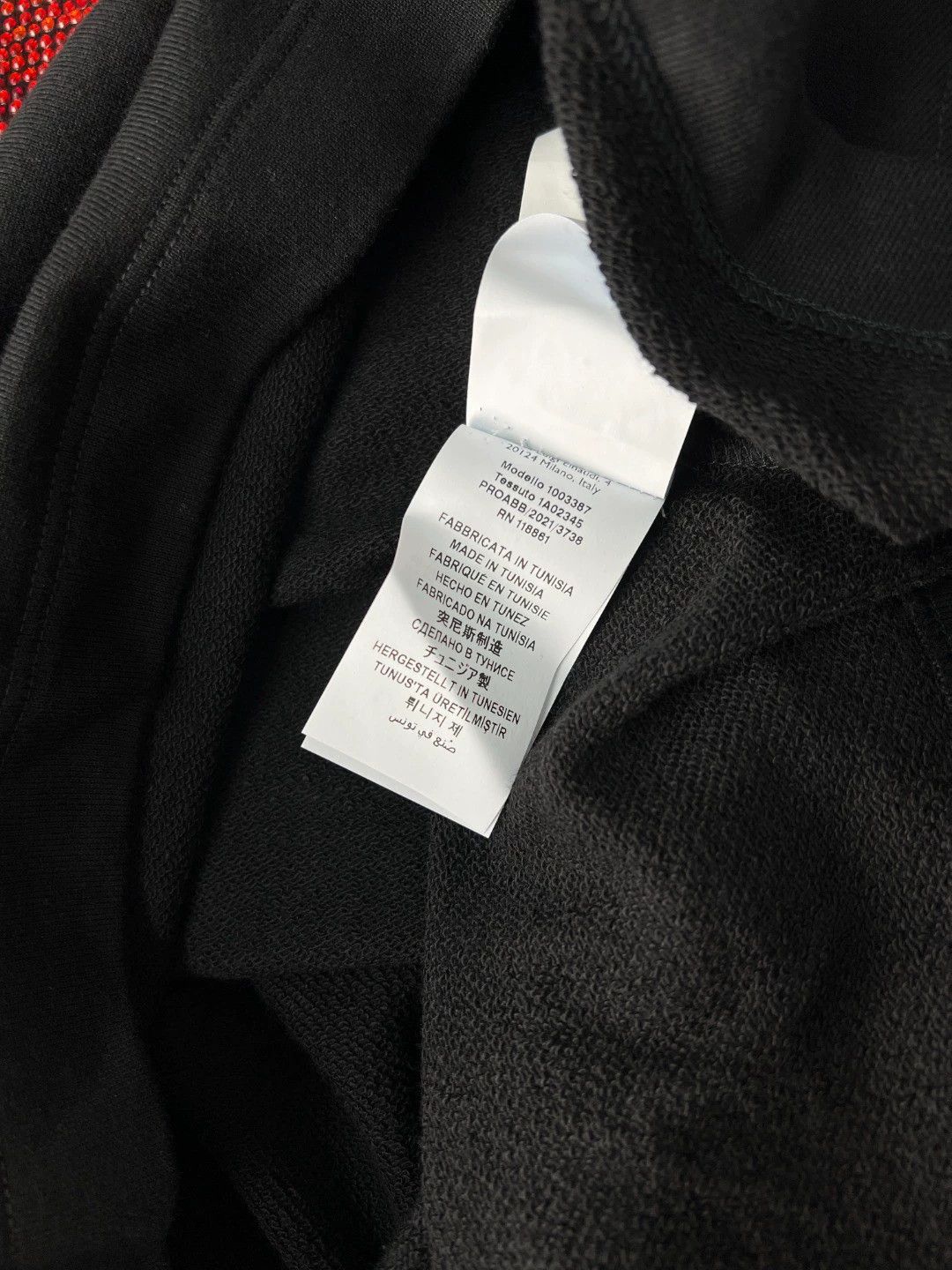 Versace Versace Logo Crystal Cotton Sweatshirt Size US S / EU 44-46 / 1 - 7 Thumbnail