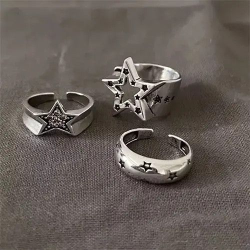 Japanese Brand Combo 3pcs Ring Size ONE SIZE - 1 Thumbnail