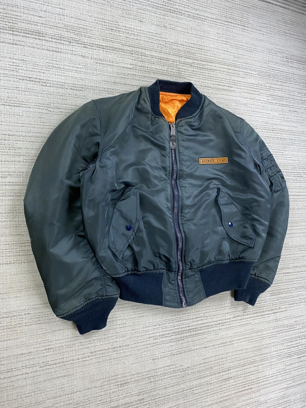 Avirex Vintage AVIREX USA Big Spellout Embroidery Bomber Jacket Size US M / EU 48-50 / 2 - 3 Thumbnail