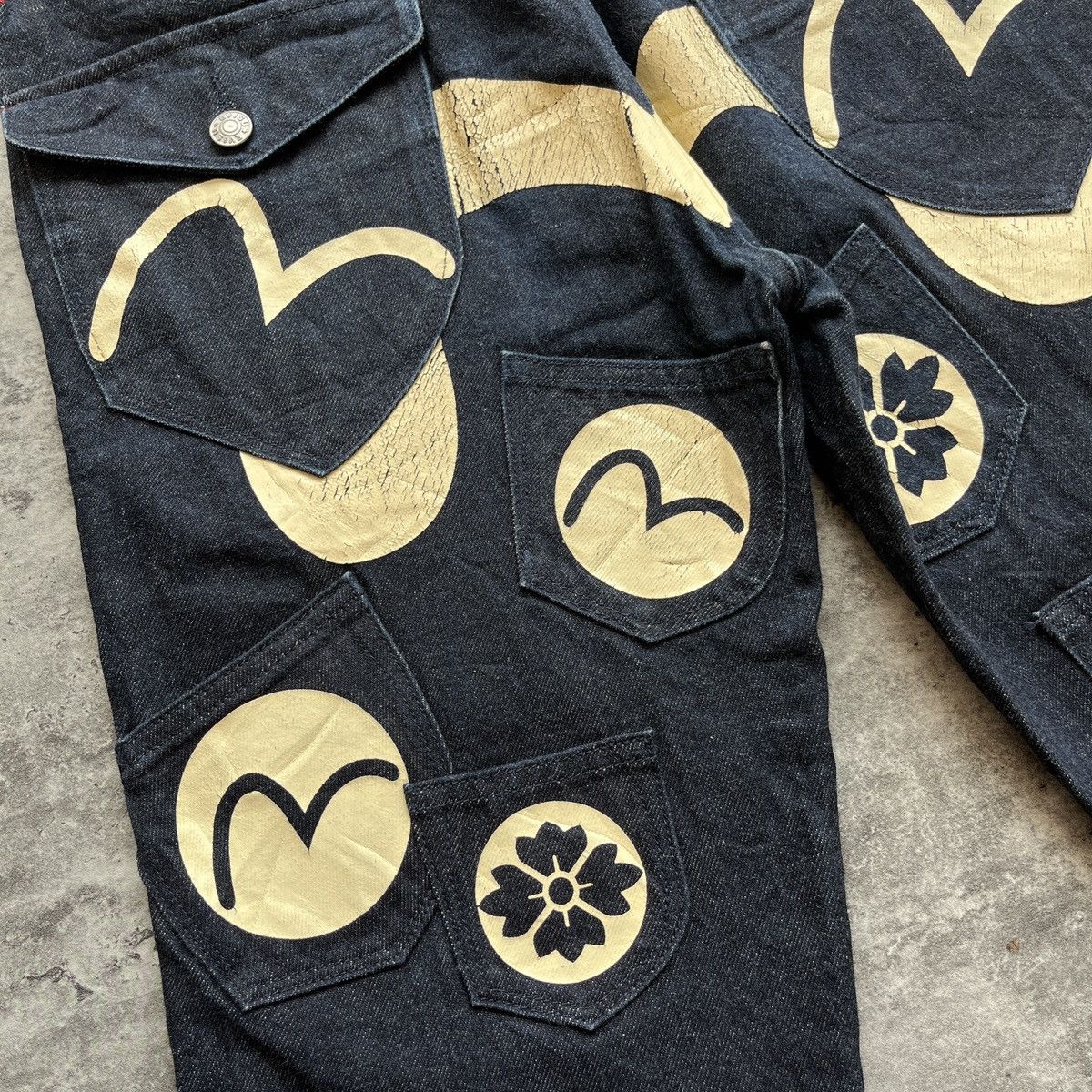 Evisu Evisu Multipocket Cropped Selvedge Jeans Size US 30 / EU 46 - 15 Thumbnail