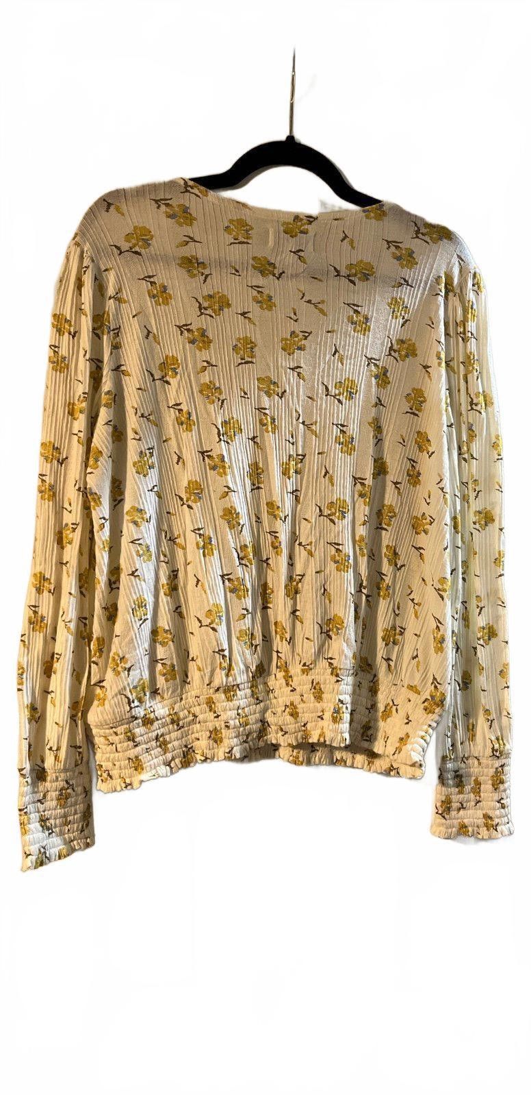 Lucky Brand Lucky Brand Floral Wrap Top - Medium Size L / US 10 / IT 46 - 3 Thumbnail