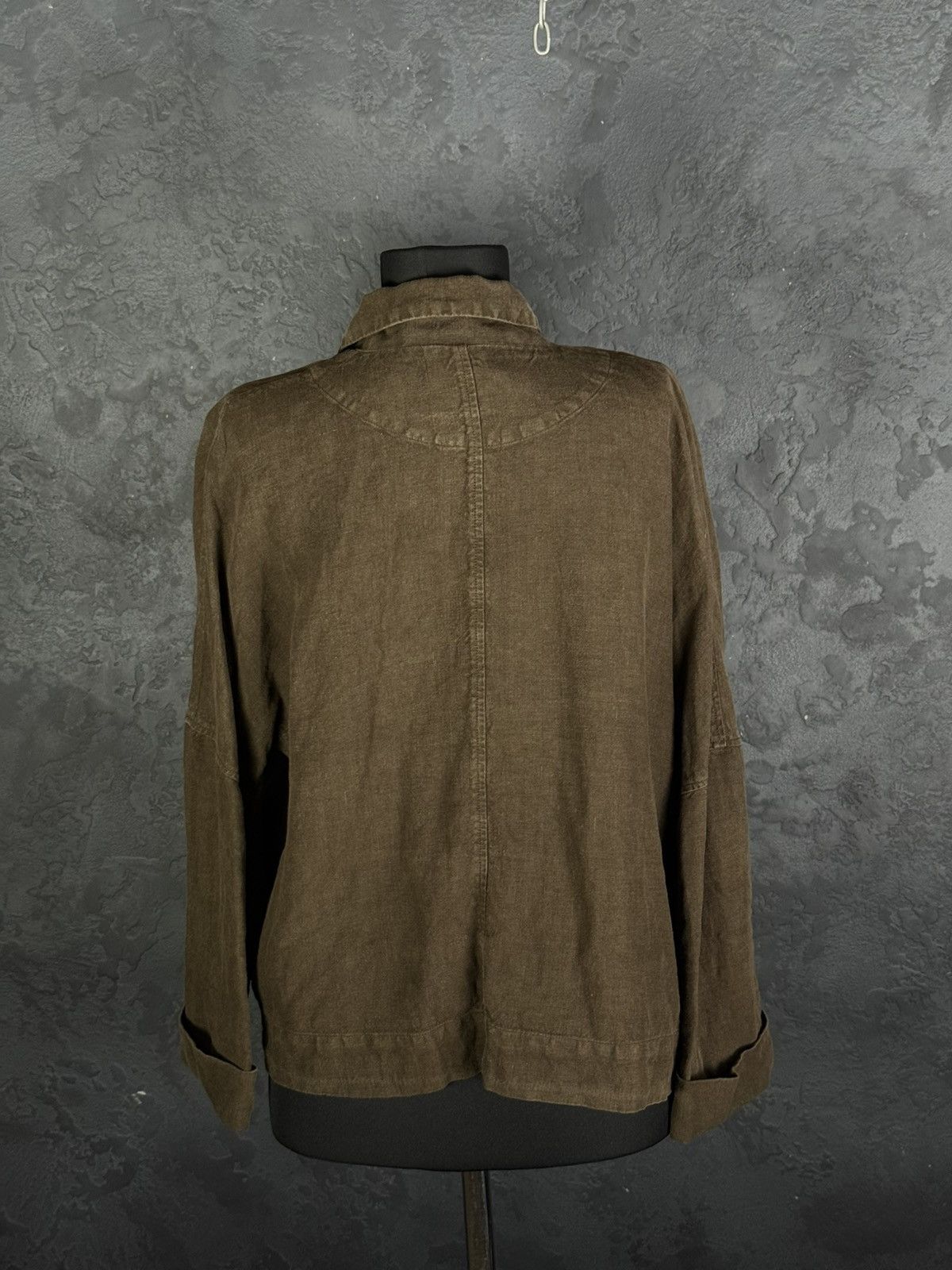 OSKA OSKA Women's Linen Avant Garde Jacket Size 2 Regular Size XS / US 0-2 / IT 36-38 - 8 Thumbnail