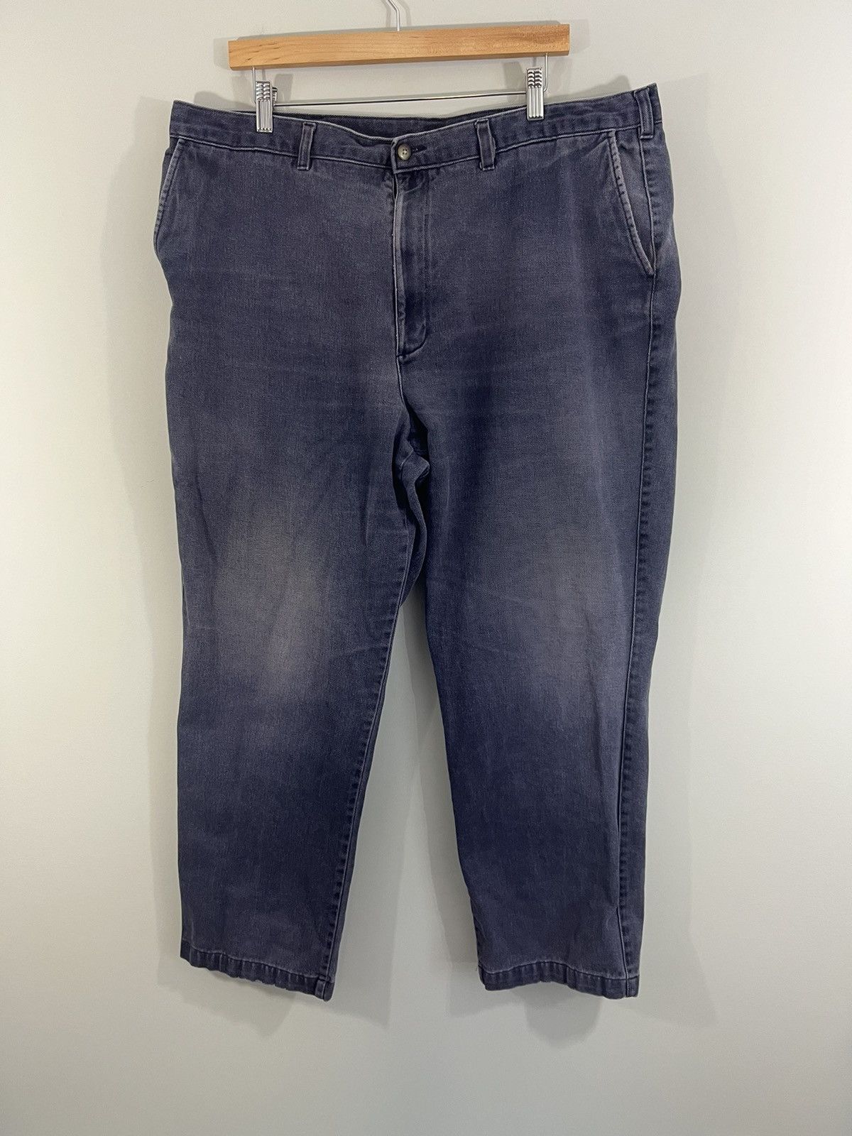 Vintage Oversized Sun Faded Basic Blank Distressed Pants Size US 40 / EU 56 - 1 Thumbnail