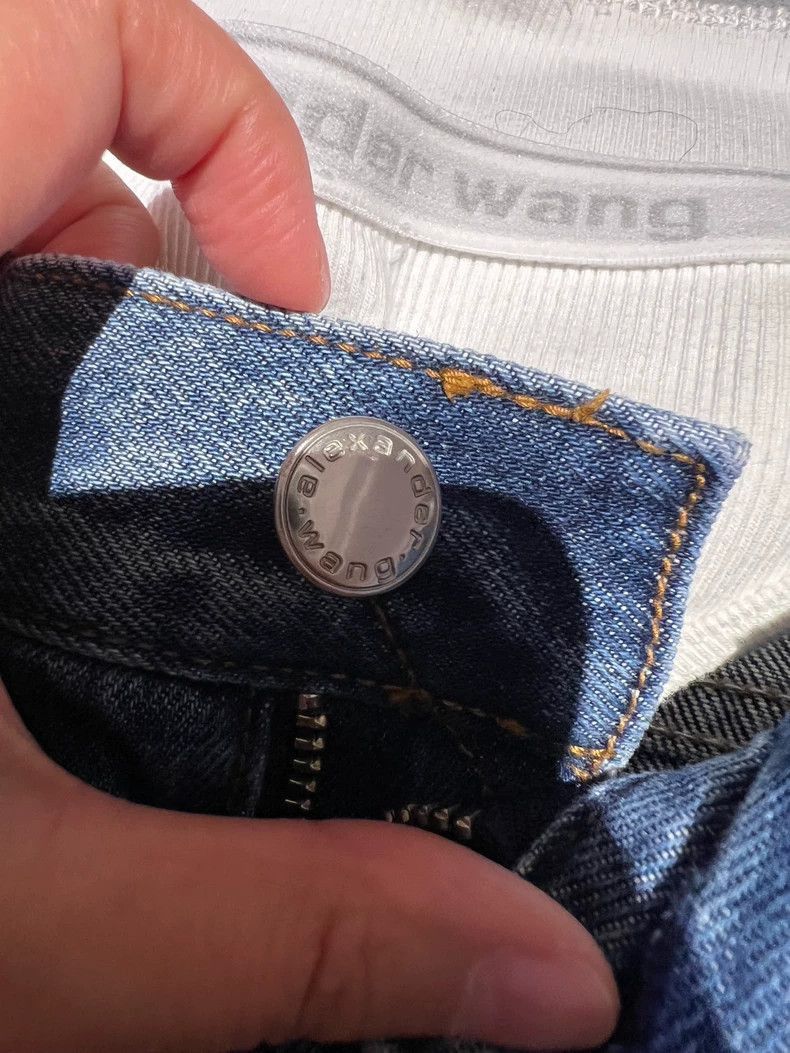 Alexander Wang Alexanderwang Women's Exposed Underwear Jeans- Size 24" / US 00 / IT 34 - 6 Thumbnail