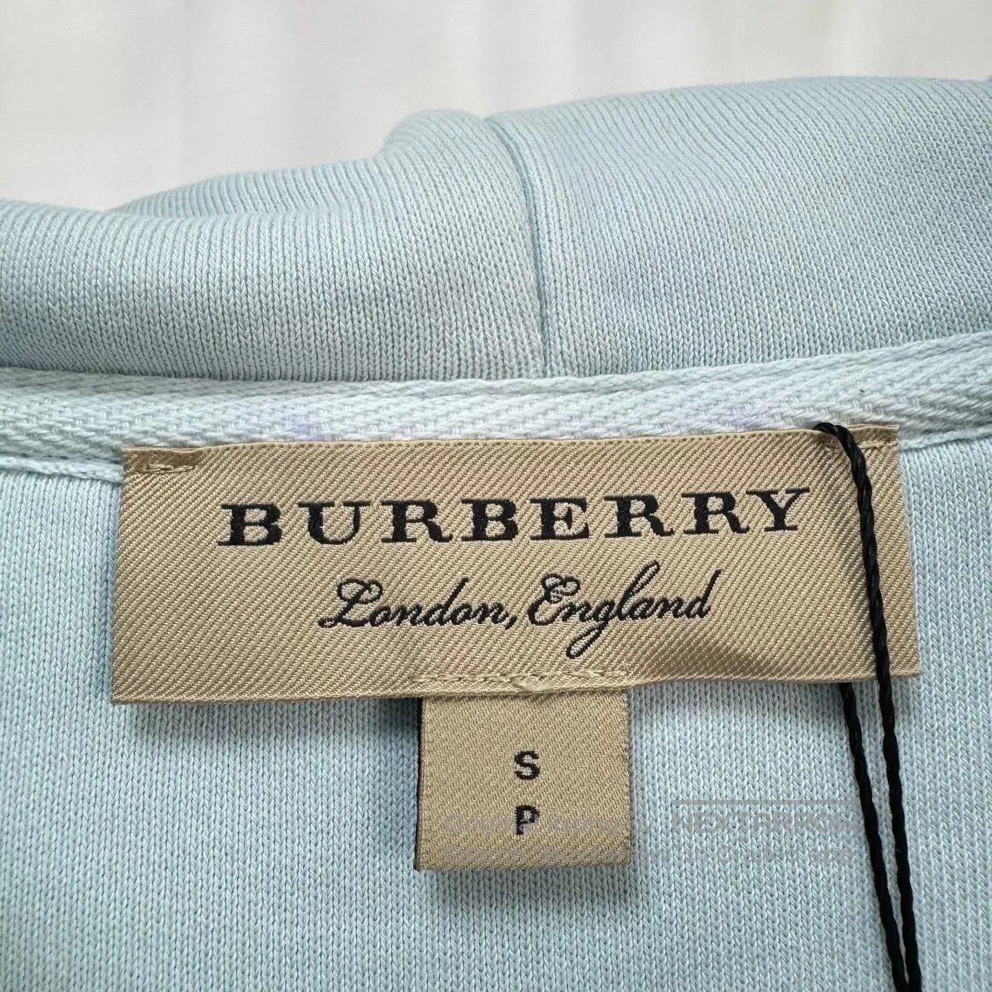 Burberry Burberry Embroidered Letter Hoodie in Misty Blue. Size US S / EU 44-46 / 1 - 5 Thumbnail