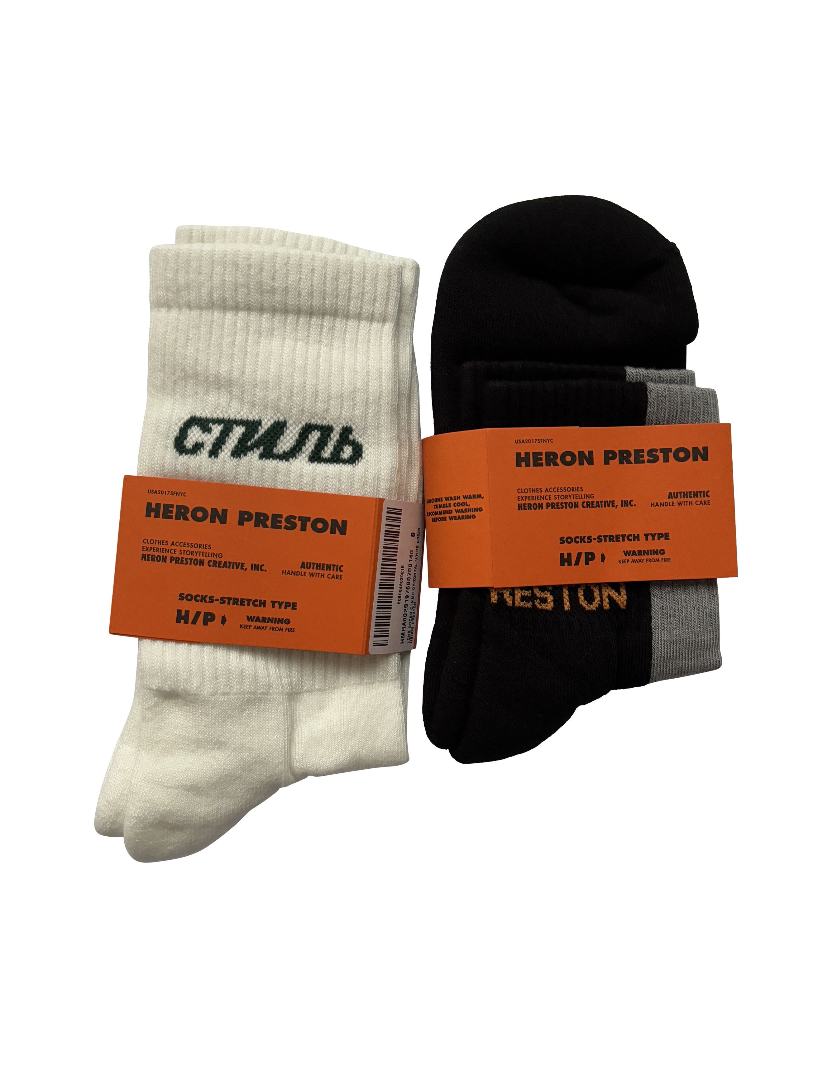 Heron Preston ⚡️QUICK SALE⚡️Bundle Pack 2 Heron Preston CTNMB Socks Size ONE SIZE - 1 Thumbnail