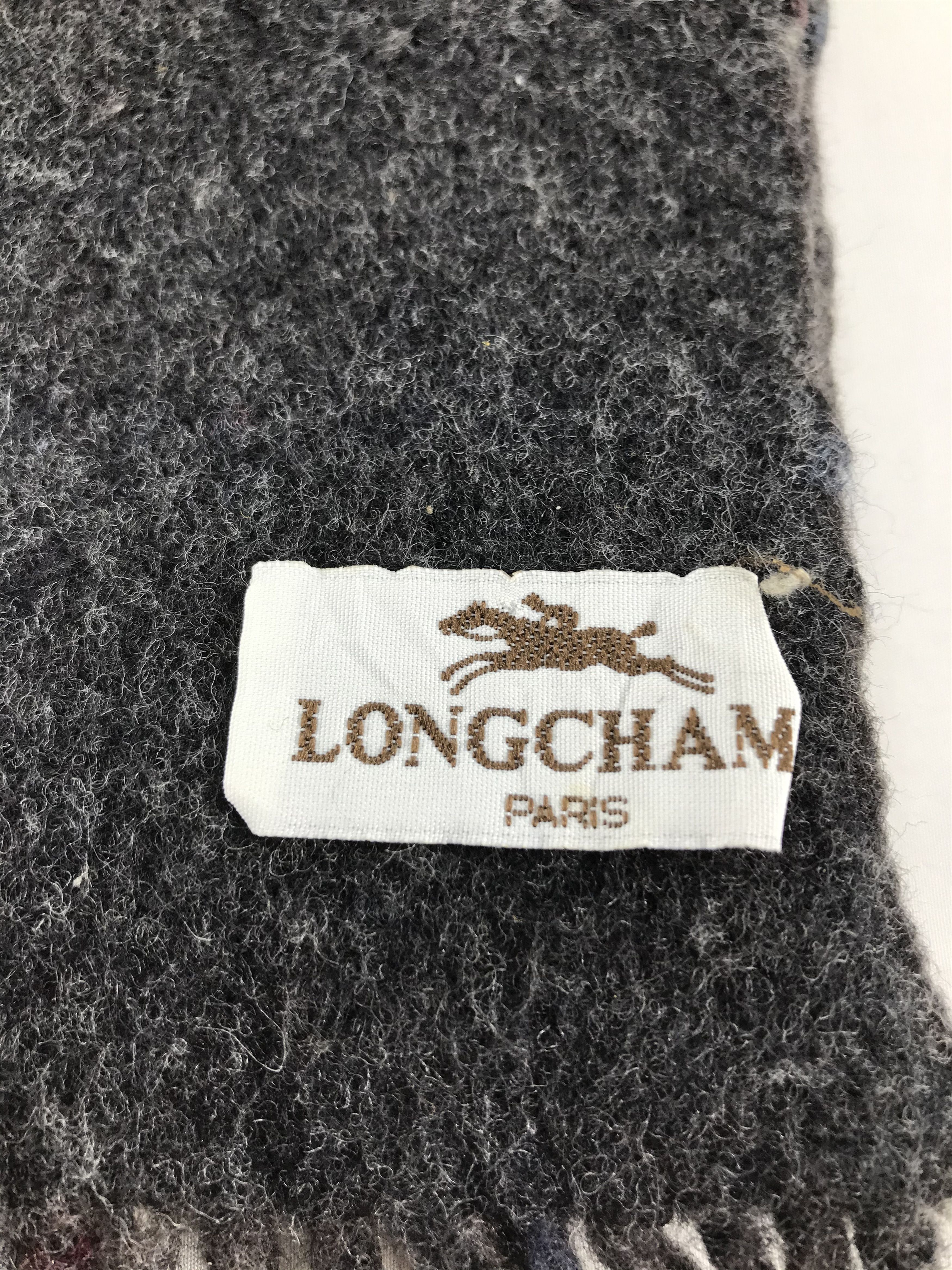Longchamp Longchamp Wool Scarf Muffler V292 Size ONE SIZE - 4 Thumbnail