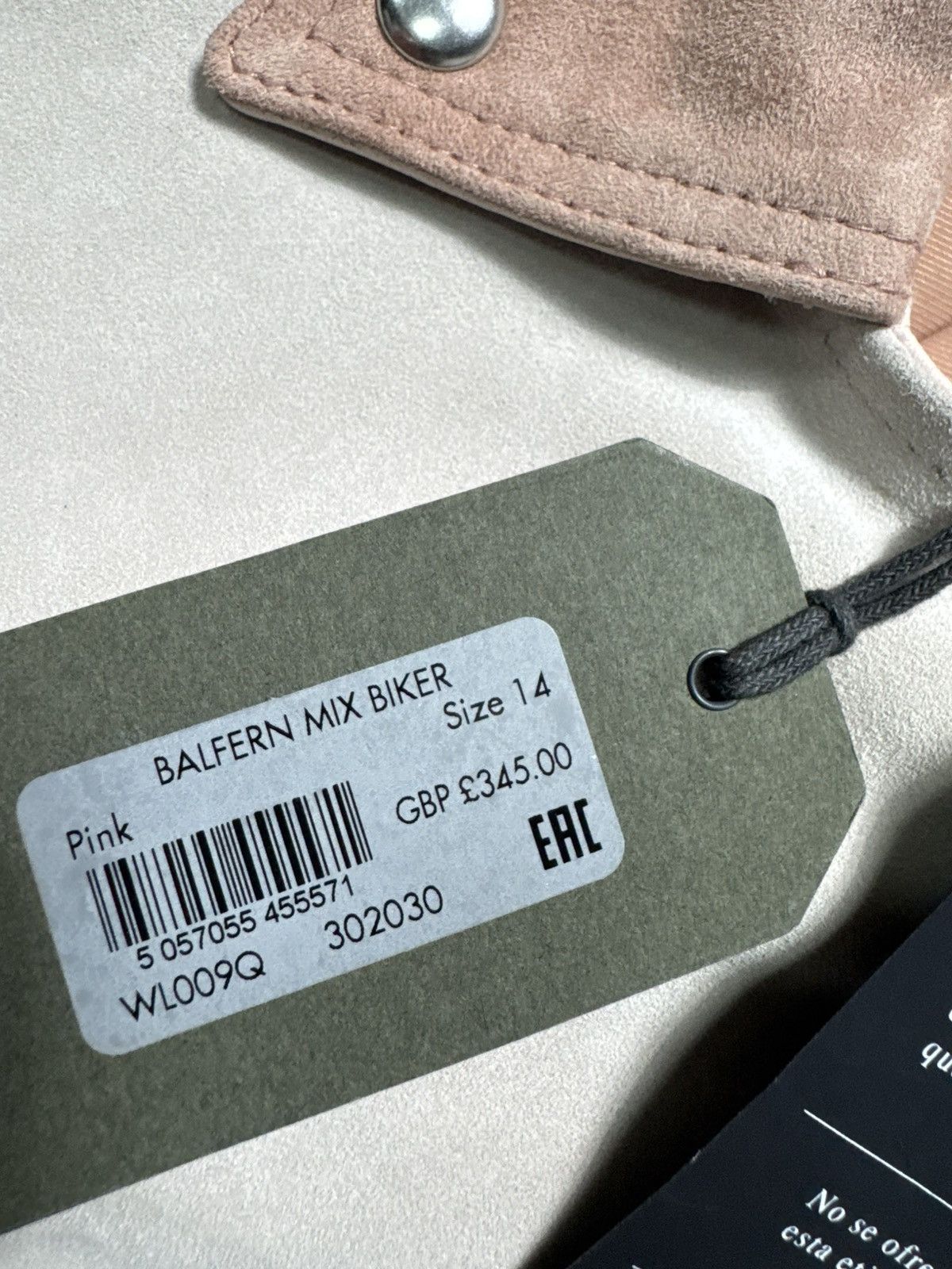 Allsaints Allsaints Goat Leather Balfern Mix Biker Jacket New Size L / US 10 / IT 46 - 7 Thumbnail