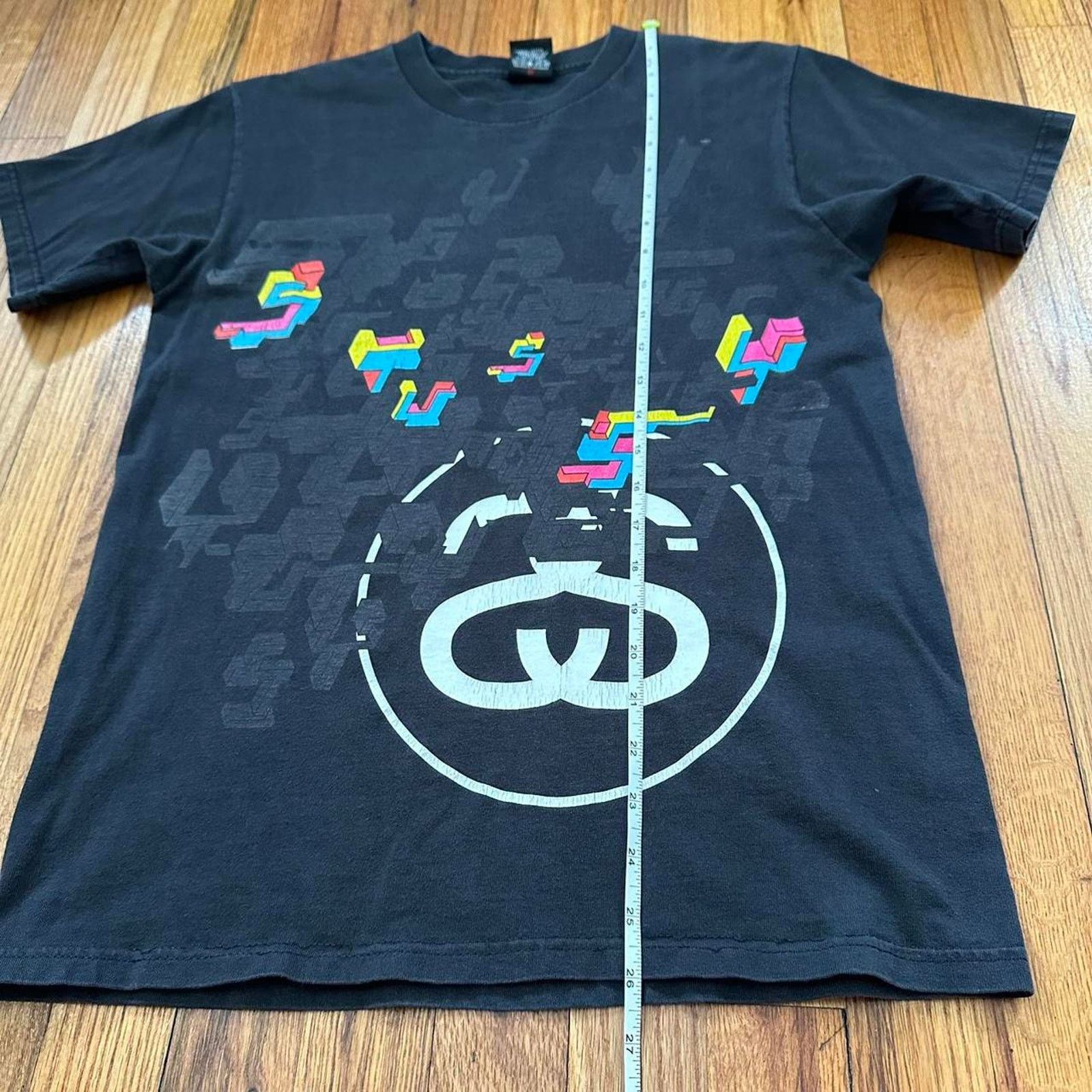 Stussy × Vintage Vintage Stussy Delta System Reflective Limited Edition Tee S Size US S / EU 44-46 / 1 - 7 Thumbnail