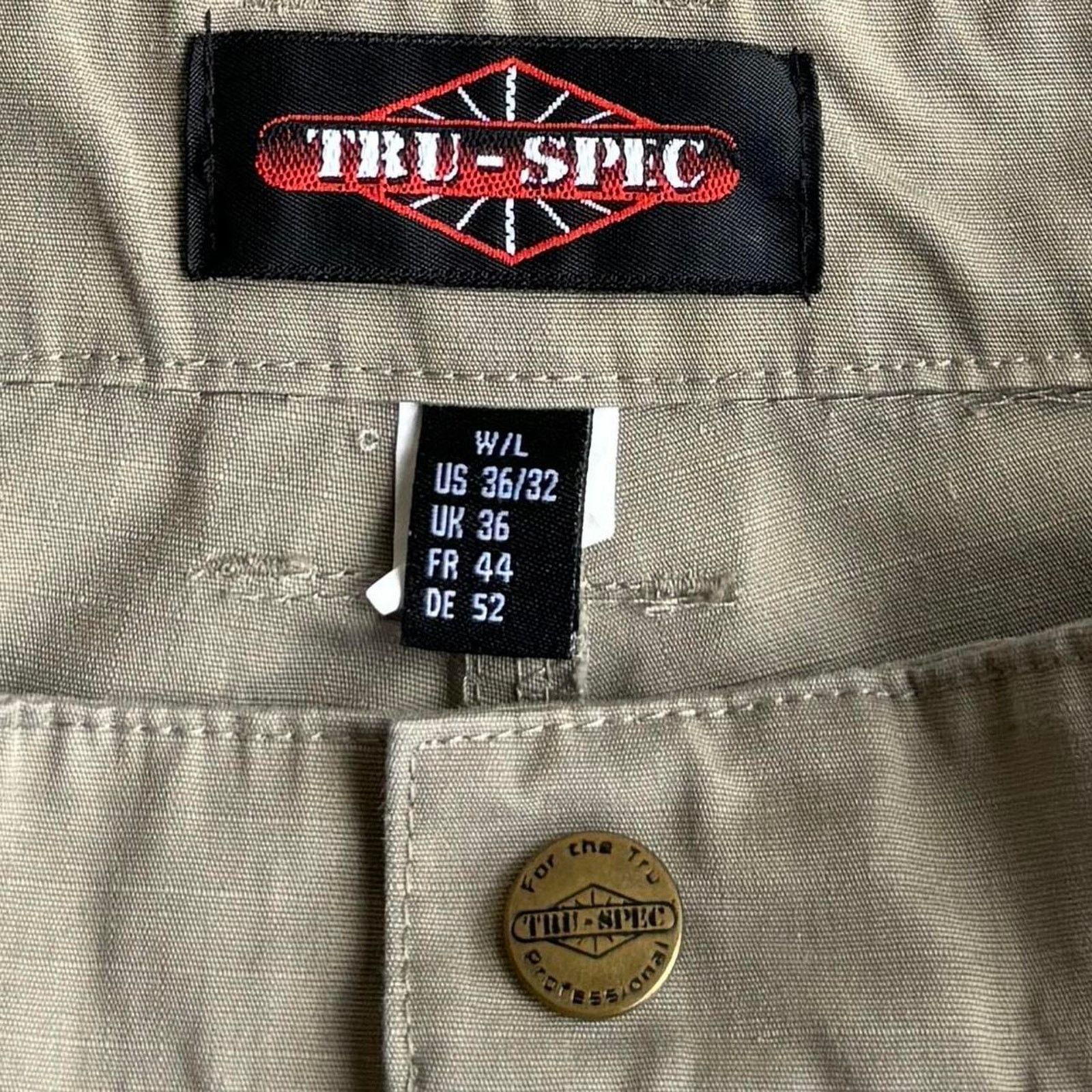 Japanese Brand × Tru-Spec × Vintage Vintage Y2K TruSpec Double Knee Technical Cargo Skater Pants Size US 35 - 3 Thumbnail