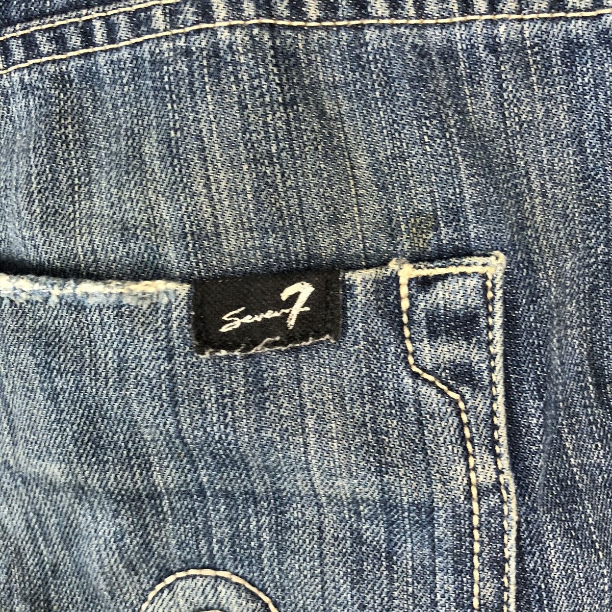 Seven 7 DL Seven 7 Blue Distressed Denim Pants #C204 Size US 32 / EU 48 - 18 Thumbnail