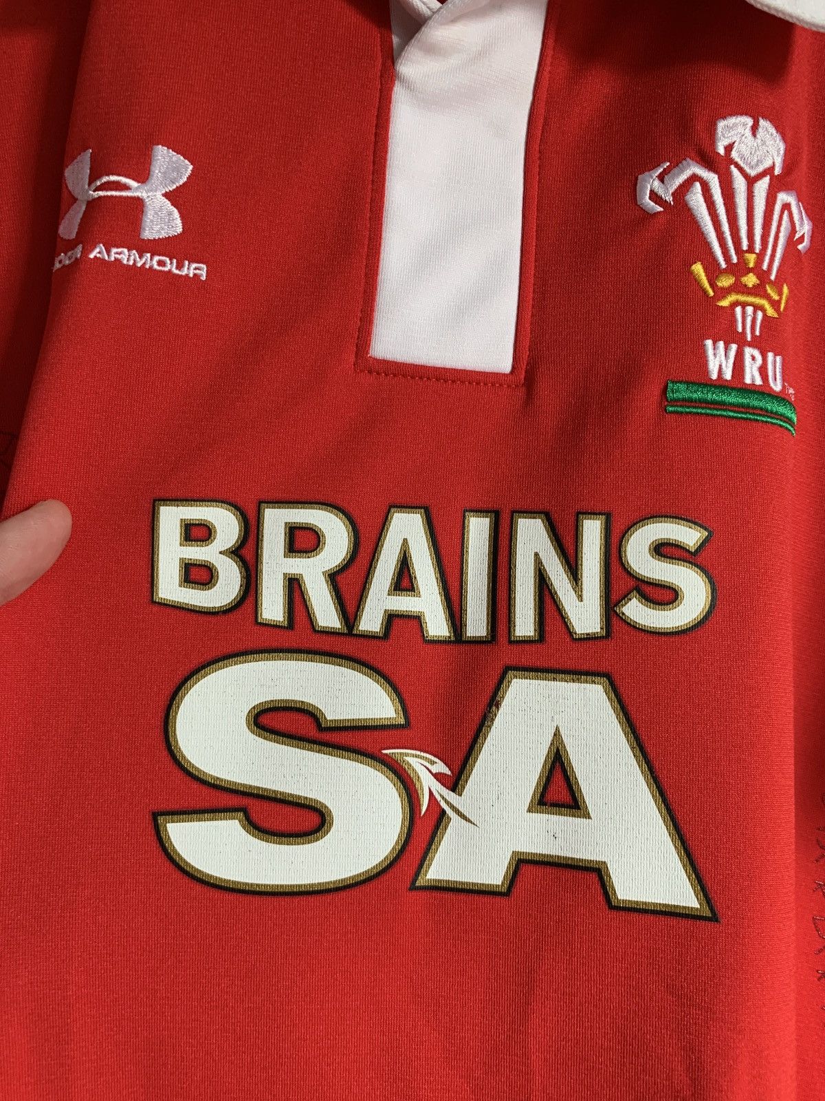 Under Armour Wales Home Rugby Union Shirt Under Armour Size M Size US M / EU 48-50 / 2 - 6 Thumbnail