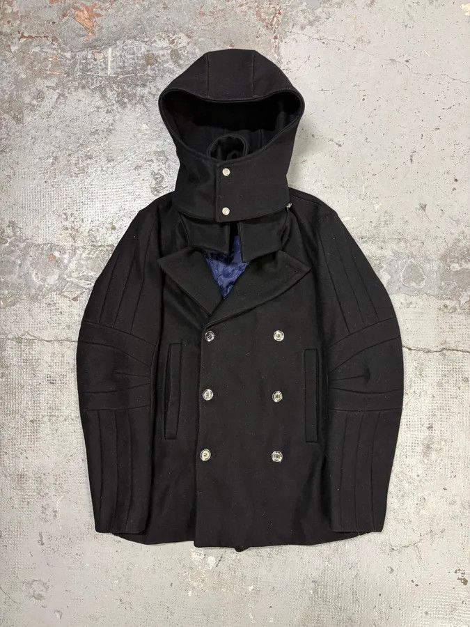 Gucci 2000s Gucci Black Wool Double-Breasted Coat Size US M / EU 48-50 / 2 - 1 Thumbnail