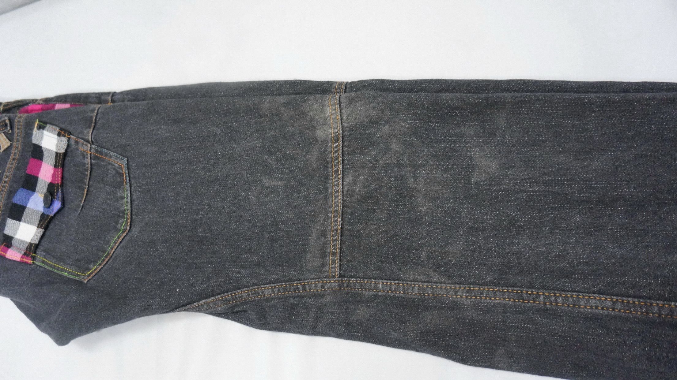 Japanese Brand Vintage Jack Serika Double Waist Black Jeans Size US 30 / EU 46 - 15 Thumbnail