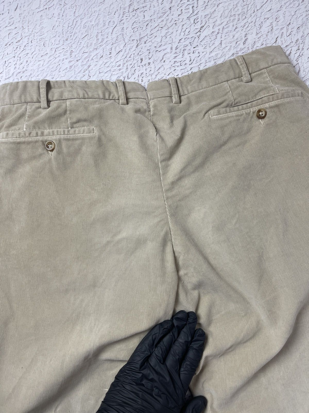 Incotex Incotex Venezia High comfort Flexcord beige corduroy pants Size US 38 / EU 54 - 20 Thumbnail