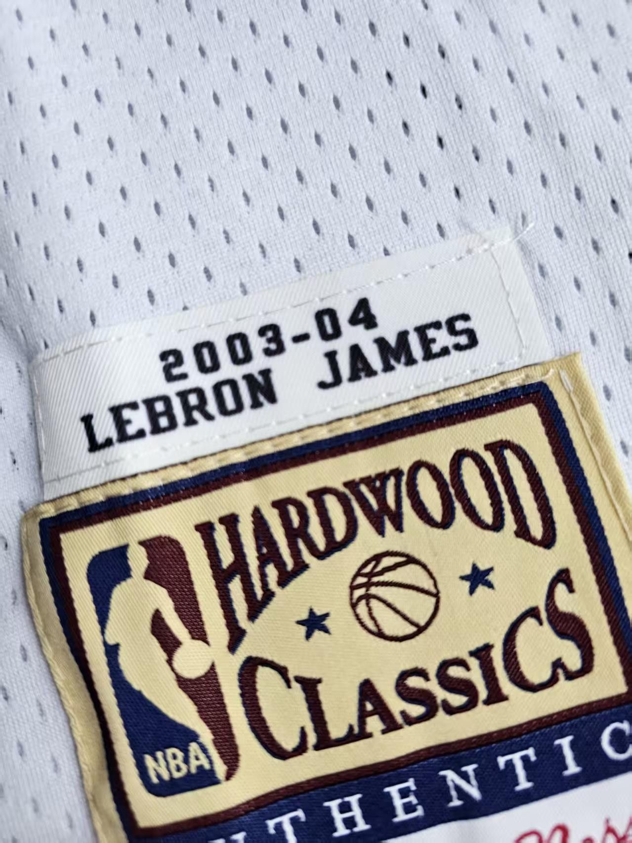 NBA #23 LeBron James Jersey Cavaliers 2003 04 Size US L / EU 52-54 / 3 - 4 Thumbnail