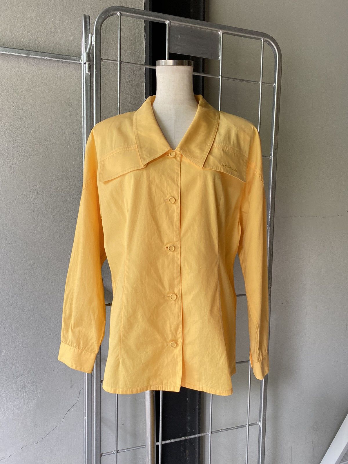 Lancel LANCEL Yellow Long-Sleeve Shirt Size L / US 10 / IT 46 - 1 Thumbnail