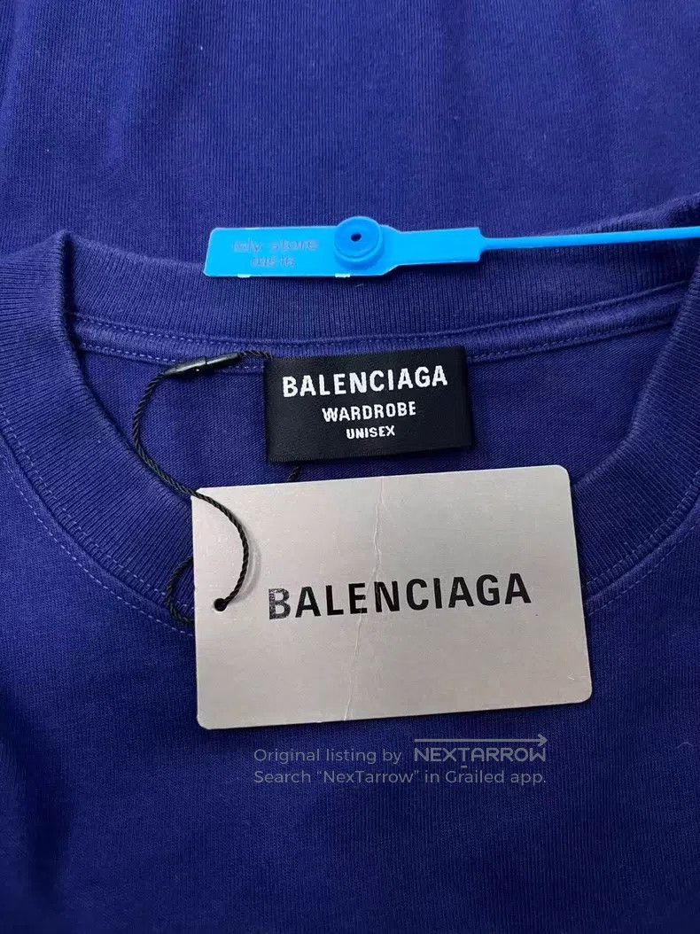 Balenciaga Balenciaga Logo Round Neck Short Sleeve T-Shirt Size US M / EU 48-50 / 2 - 5 Thumbnail