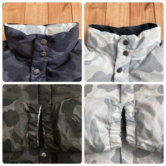 Bape 🔥Reversible🔥 White Camo x Black Camo Down Jacket BAPE NIGO Size US L / EU 52-54 / 3 - 6 Thumbnail