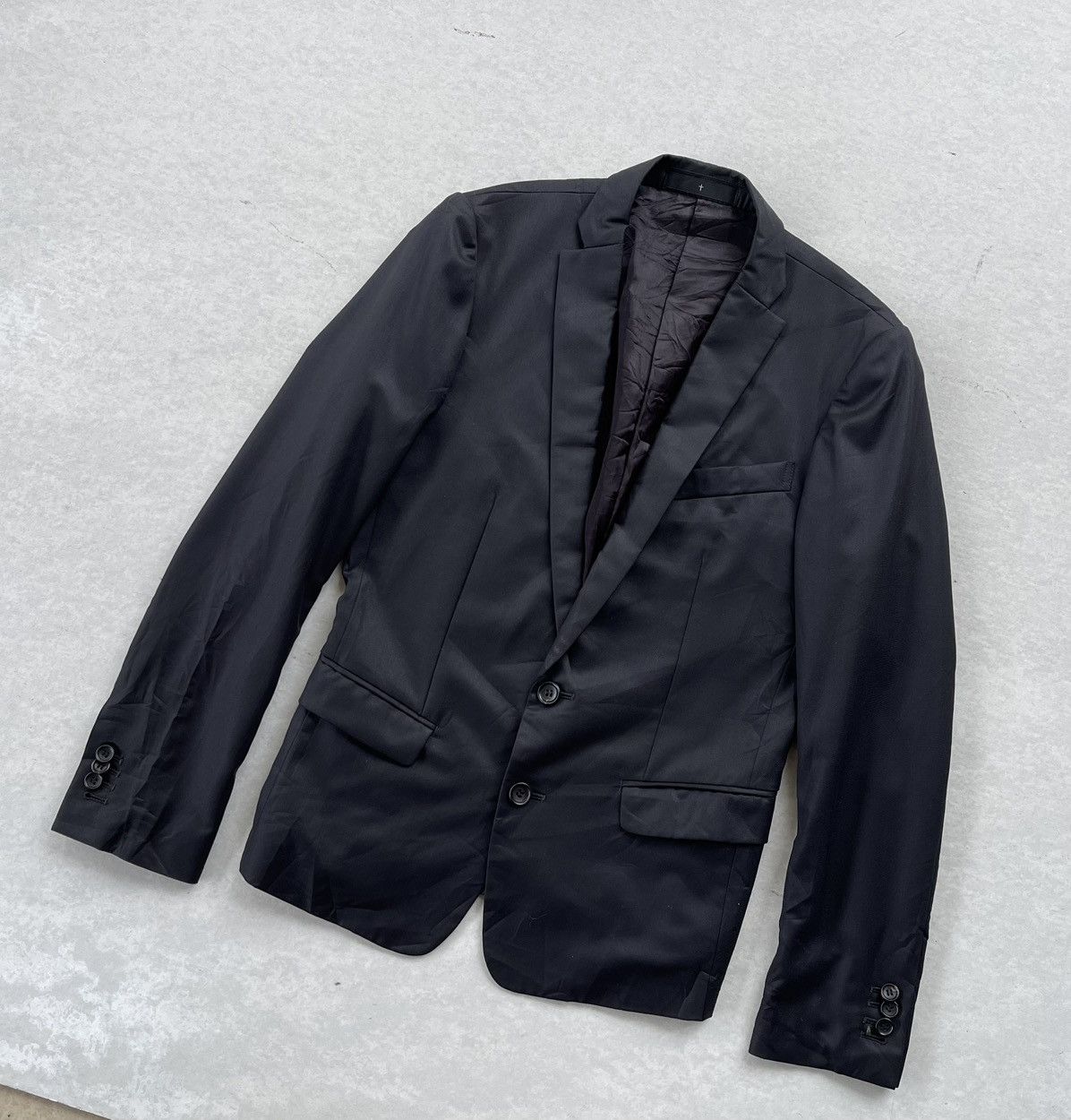 If Six Was Nine × Japanese Brand 🔥RARE🔥 THE TWELVE MEN'S SUPER BLACK TAILORED BLAZER/JACKET Size US S / EU 44-46 / 1 - 3 Thumbnail