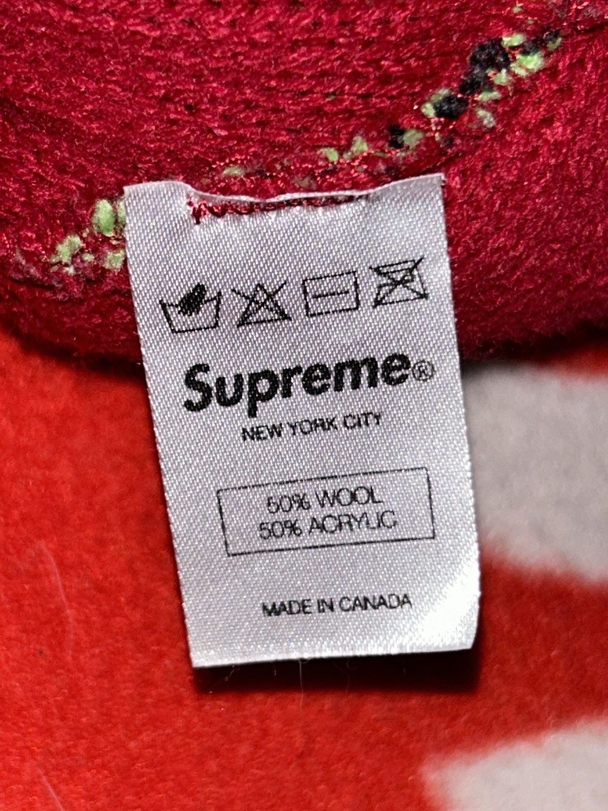 Supreme Supreme Geometric Pattern Winter Knit Beanie RARE VINTAGE Size ONE SIZE - 5 Thumbnail