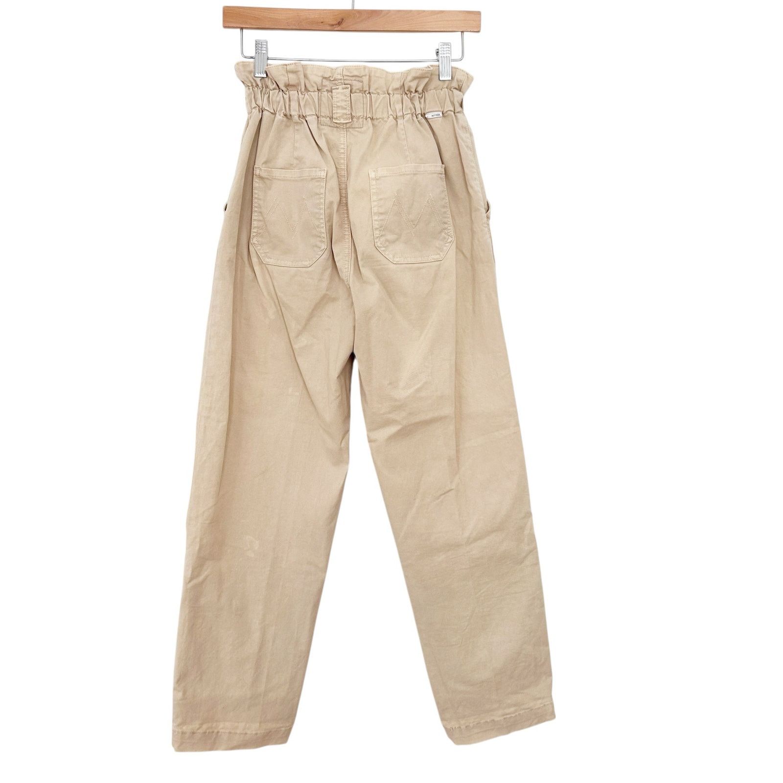 MOTHER MOTHER Tan The Yo-yo Greaser Ankle Pants Sz 24 Size 24" / US 00 / IT 34 - 6 Thumbnail