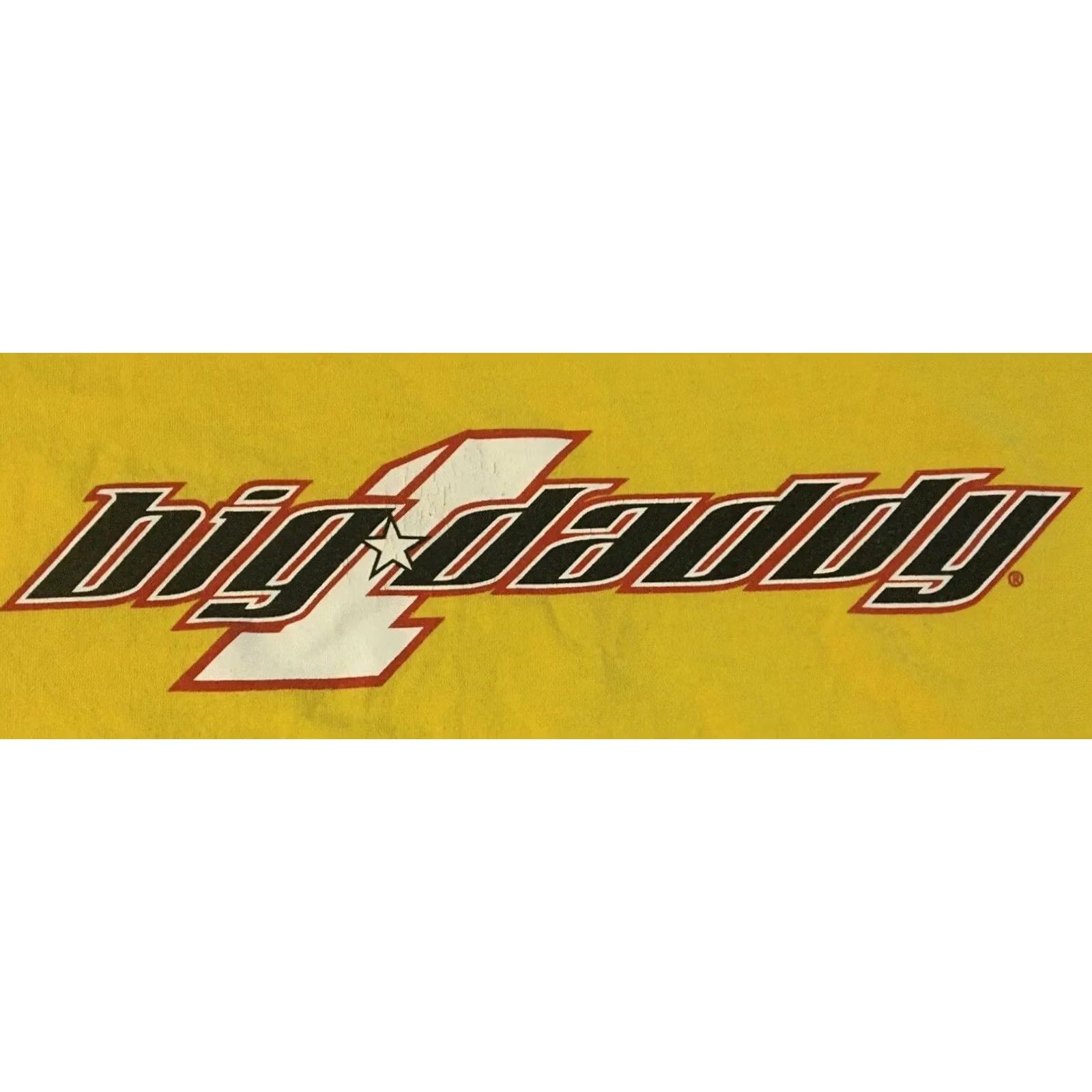 JNCO VINTAGE Big Daddy Livin Large Faded Distressed Shirt 2XL Yellow Punk Grunge Skate USA 90s Jnco Mens T-Shirt Size US XXL / EU 58 / 5 - 4 Thumbnail