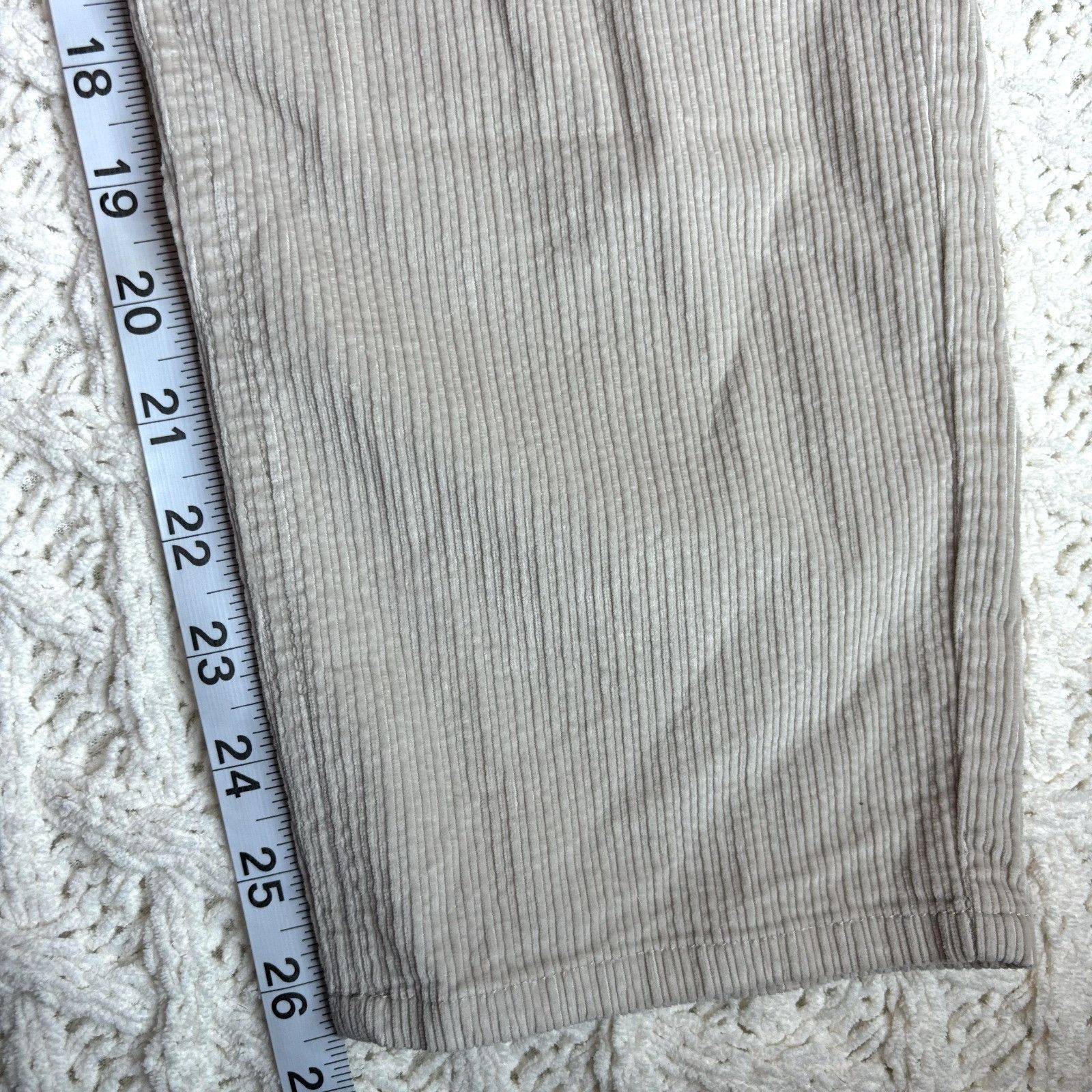 Other Lorena Antoniazzi Women's Beige Corduroy Trousers Pants - Si Size 30" / US 8 / IT 44 - 10 Thumbnail