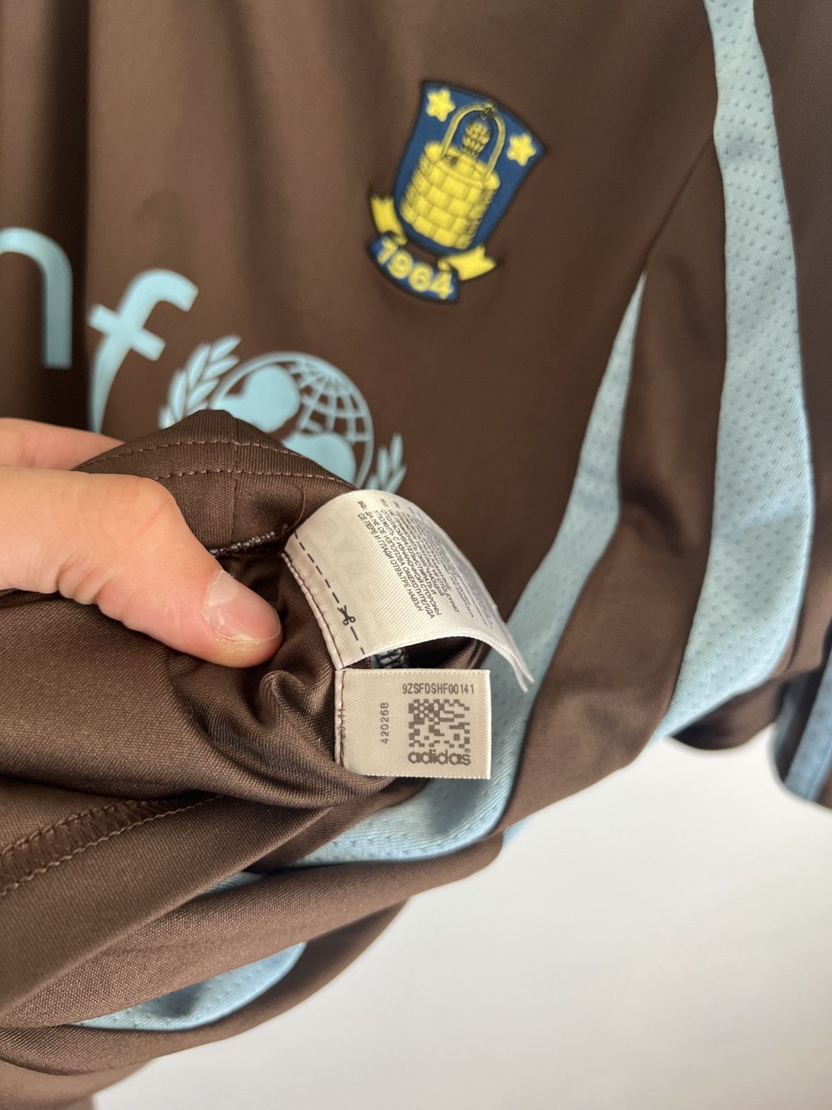 Adidas Vintage Adidas Denmark Brondby Jersey Size Large #3 Size US L / EU 52-54 / 3 - 6 Thumbnail