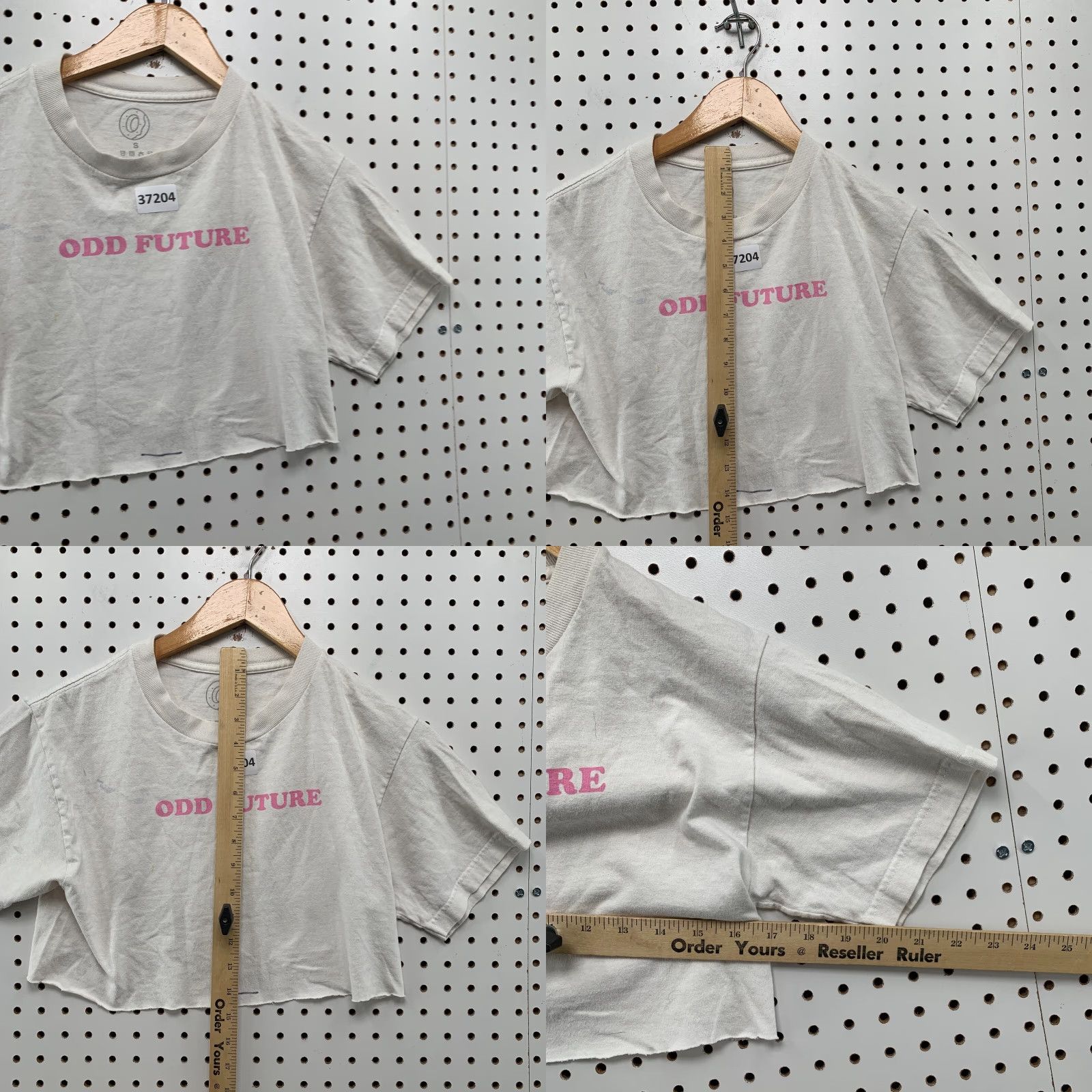 Odd Future VINTAGE ODD Future Cropped T-Shirt Womens Small White OFWGKTA Donut Graphic 16.5x14.5 Hip Hop 90s Mens Womens Size S / US 4 / IT 40 - 8 Thumbnail