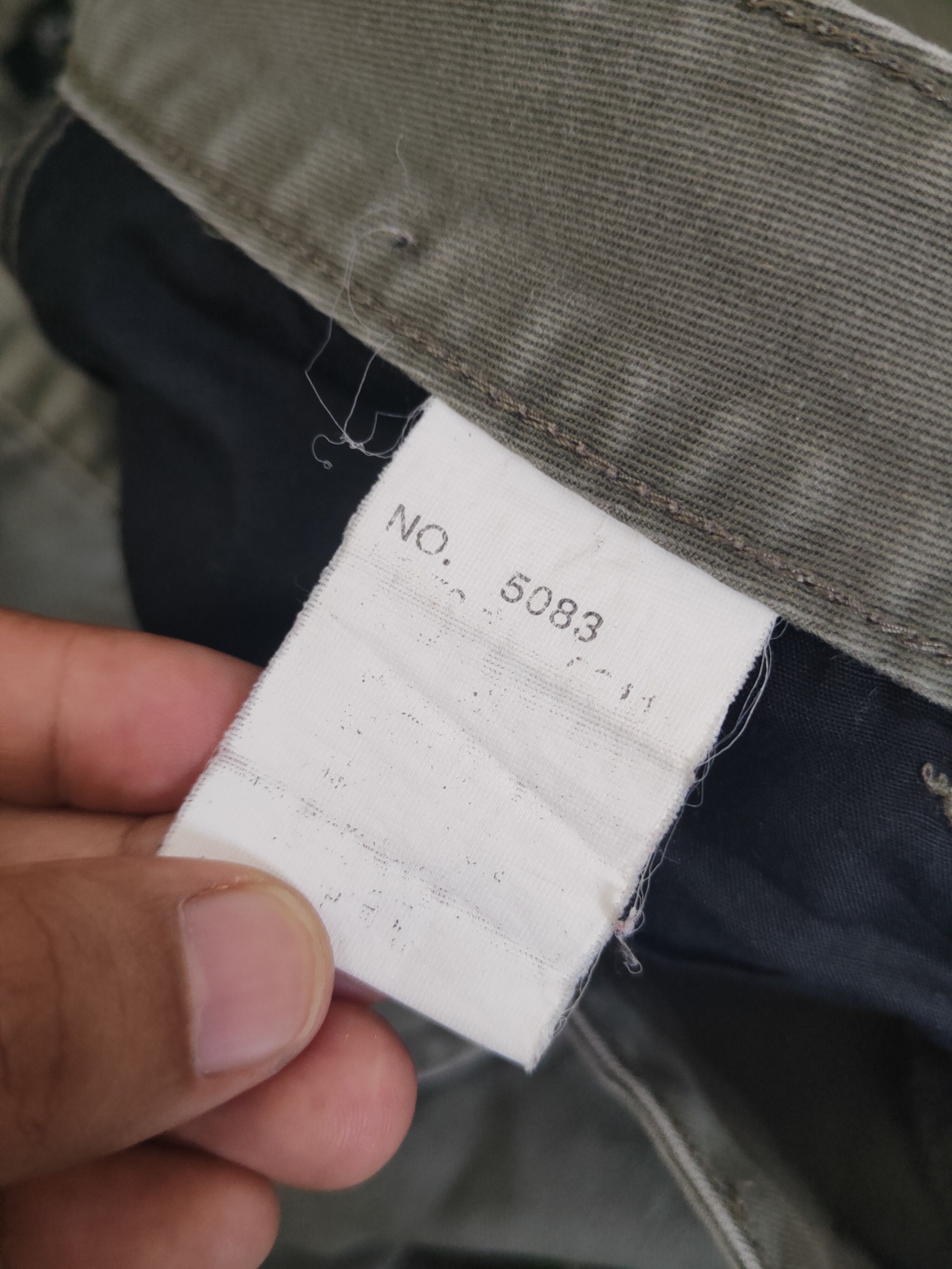 Japanese Brand DL Root Three Olive Multipocket Tactical Cargo Pants #1878 Size US 30 / EU 46 - 13 Thumbnail