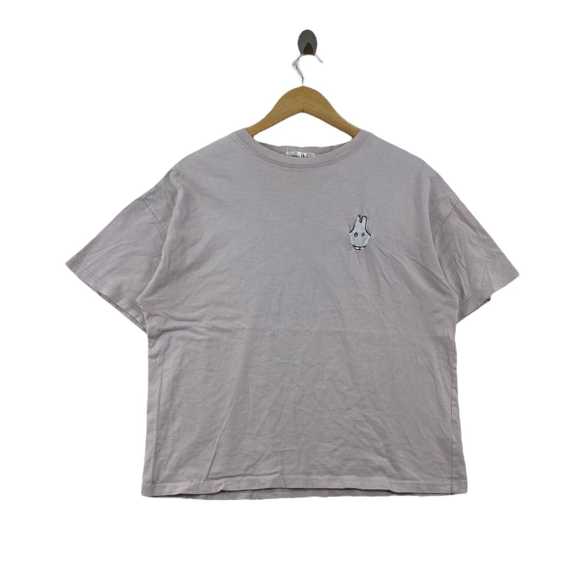 Vintage MIFFY Small Embroidered Logo Oversize Pink