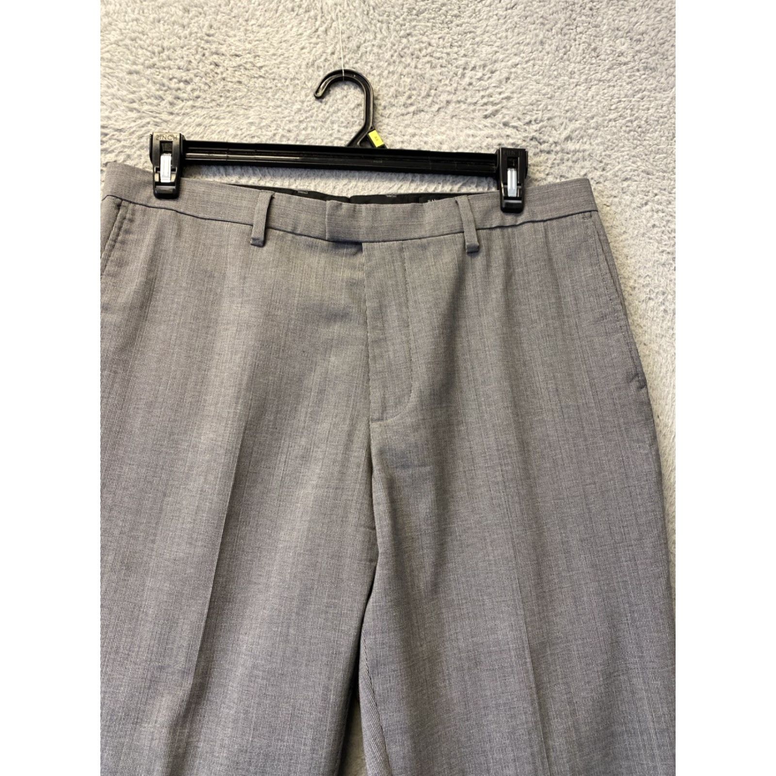 Banana Republic Banana Republic Men’s Dress Pants 34x34 Slim Fit Chino Gray Business Casual 138-8 Size US 34 / EU 50 - 2 Thumbnail