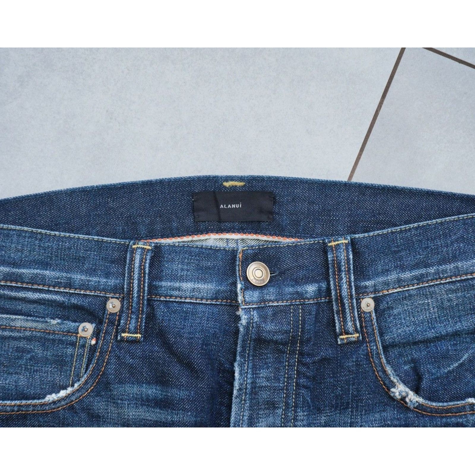 Alanui Alanui blue italy srl indigo denim jeans Size US 30 / EU 46 - 8 Thumbnail