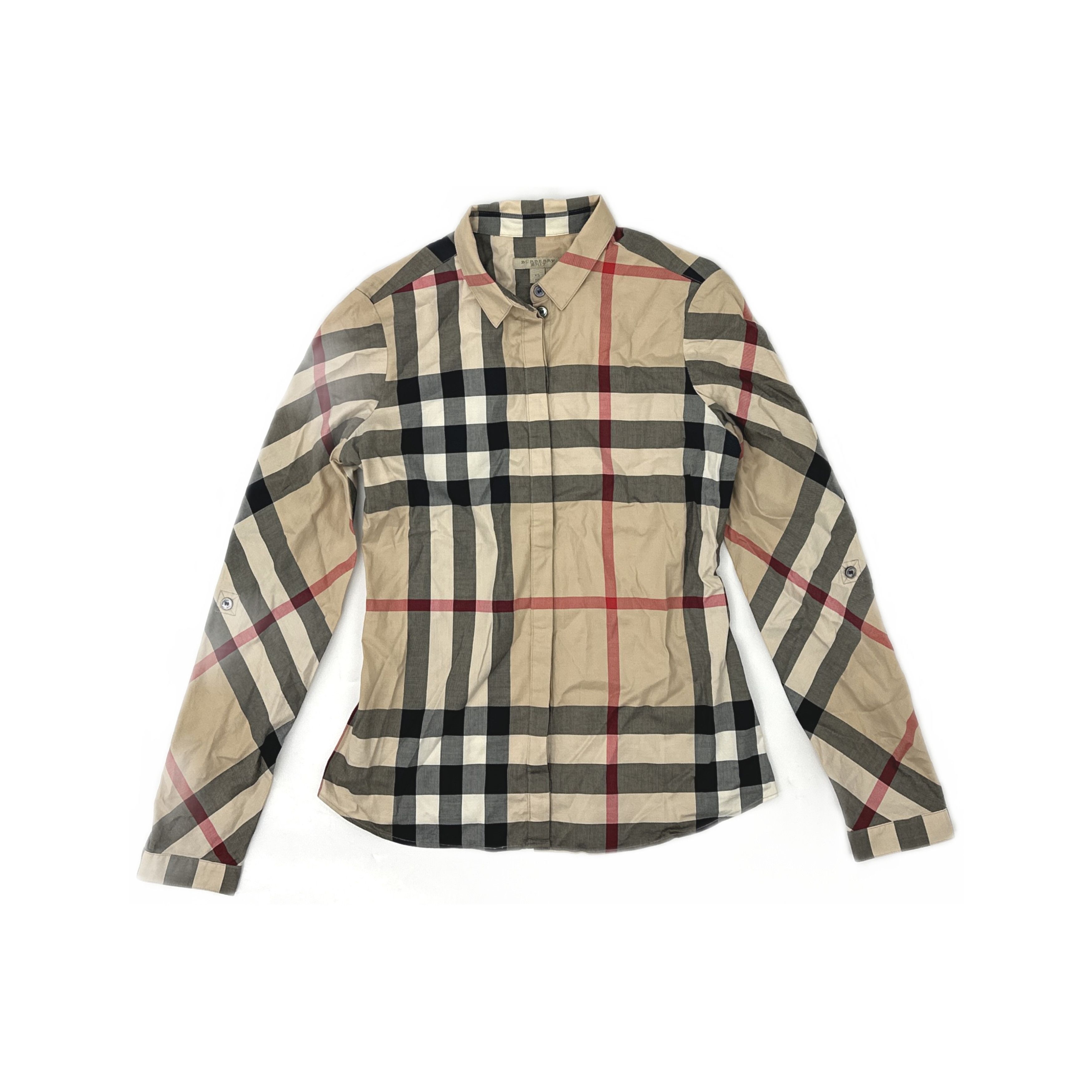 Burberry Burberry Check Print Button Up Shirt Size XS Size XS / US 0-2 / IT 36-38 - 1 Thumbnail