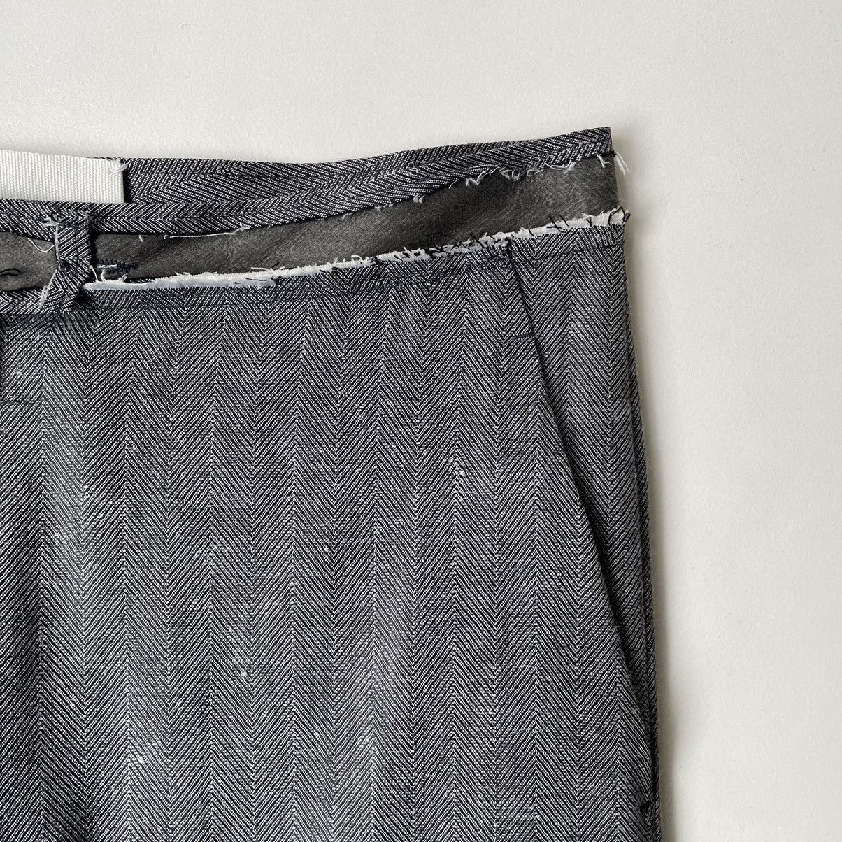 Maison Margiela S/S 05 Cut Out Waist Band Trousers Size 28" / US 6 / IT 42 - 7 Thumbnail