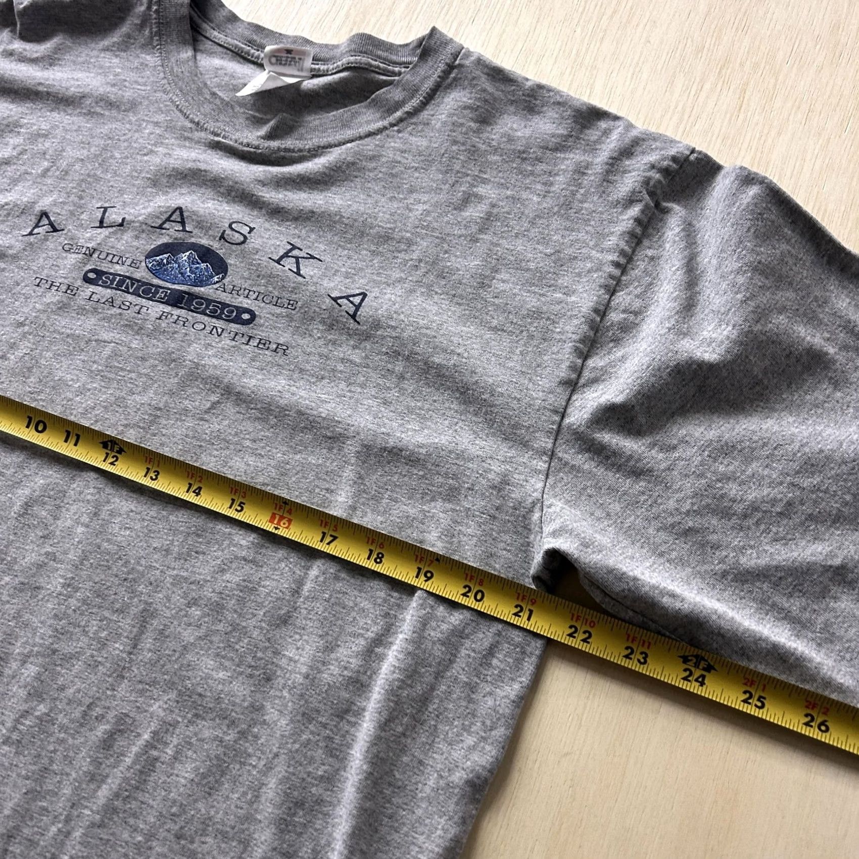 Anvil VINTAGE Anvil Alaska The Last Frontier Shirt Mens XL Gray Long Sleeve Tee Size US XL / EU 56 / 4 - 4 Thumbnail