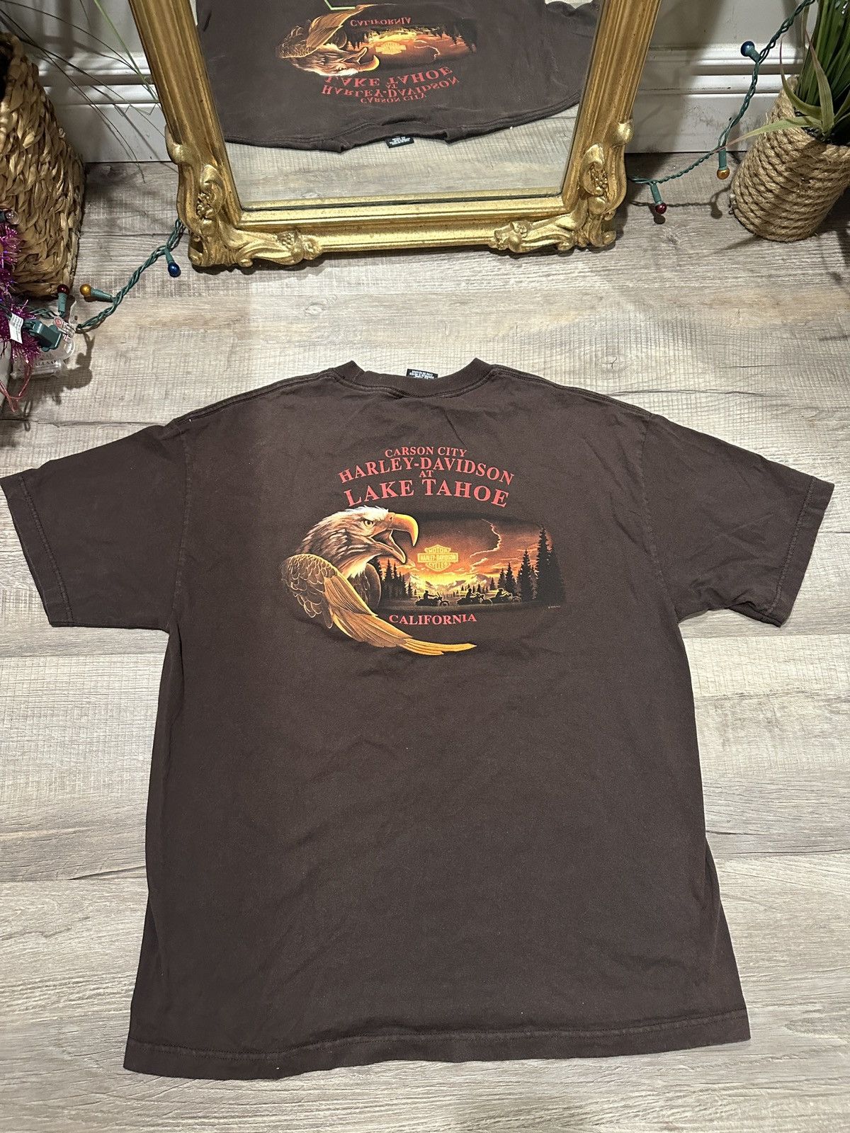 Vintage Vintage Harley tee Size US XL / EU 56 / 4 - 4 Thumbnail
