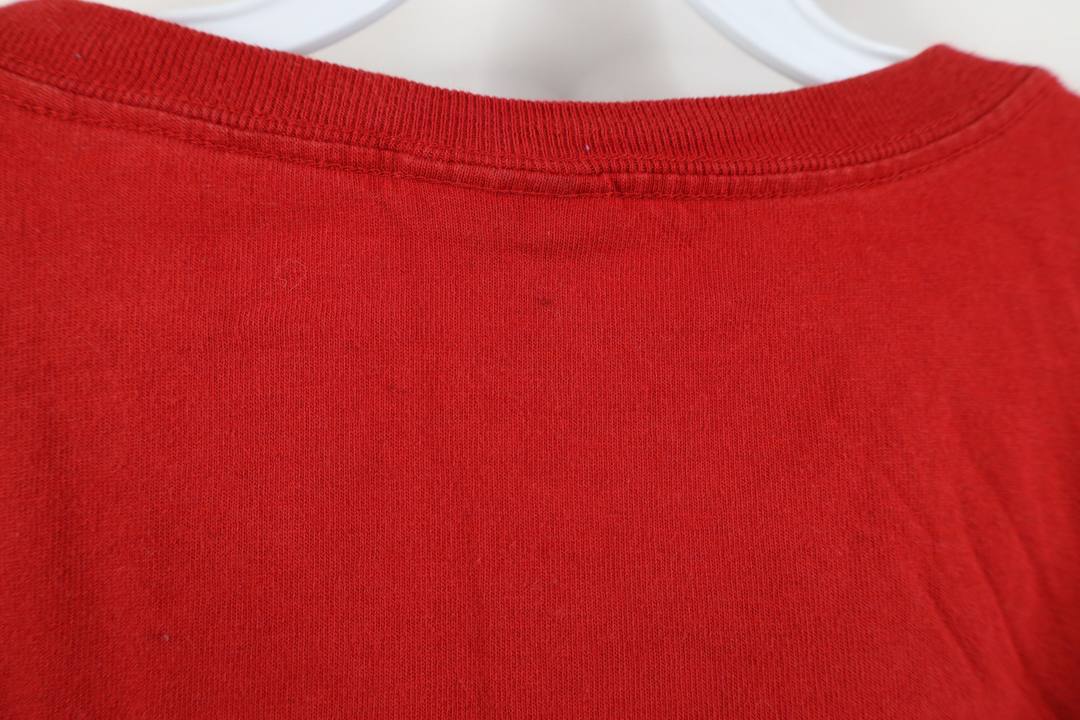 Tommy Hilfiger Vintage 90s Tommy Hilfiger Spell Short Sleeve T-Shirt Red Size US XXL / EU 58 / 5 - 10 Thumbnail