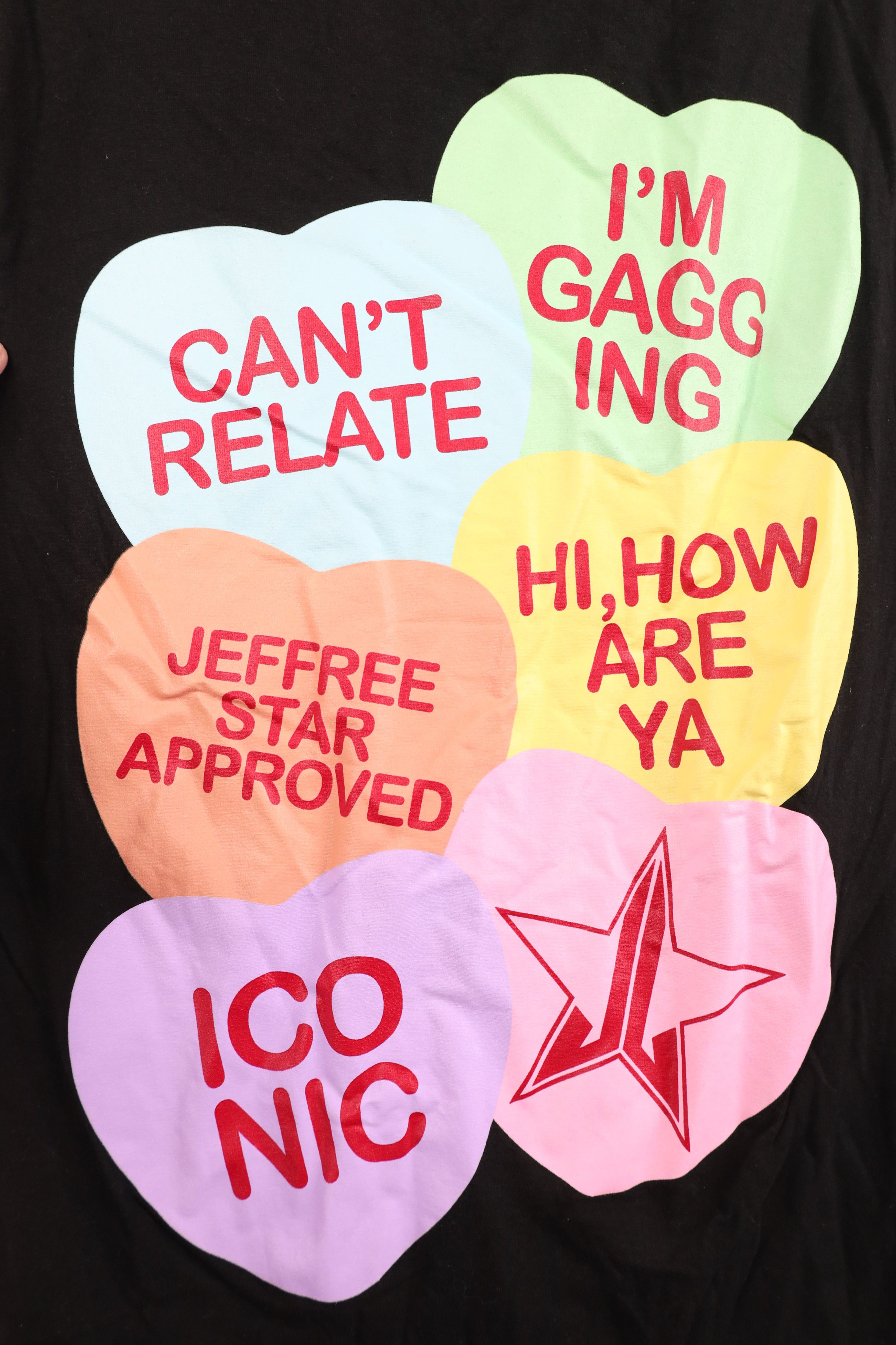 Vintage Jeffree Star Cosmetics Heart Candy Short Sleeve T-Shirt Size S / US 4 / IT 40 - 9 Thumbnail