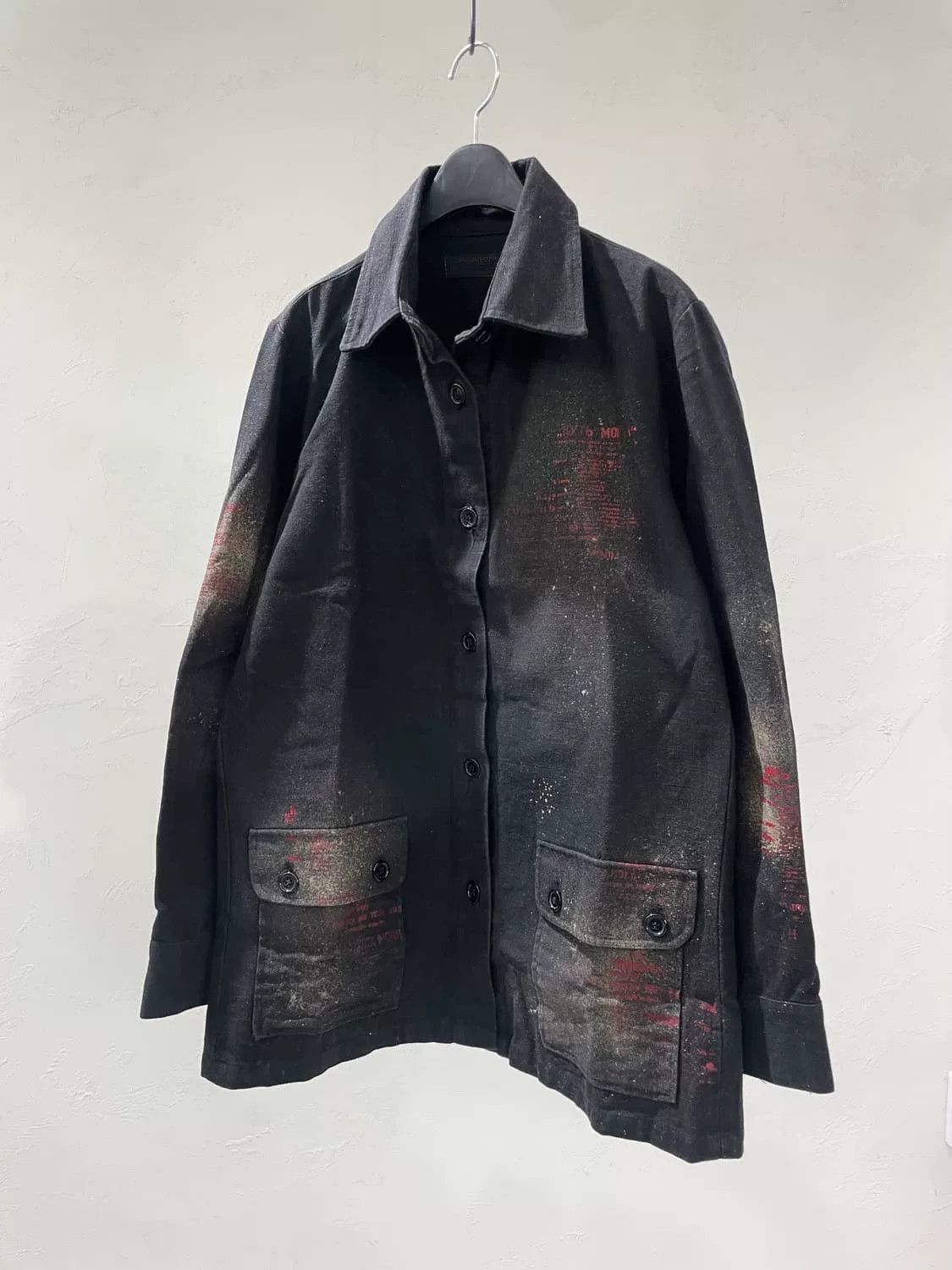Vintage Vintage Balenciaga Style Firework Denim Jacket Size US M / EU 48-50 / 2 - 1 Thumbnail