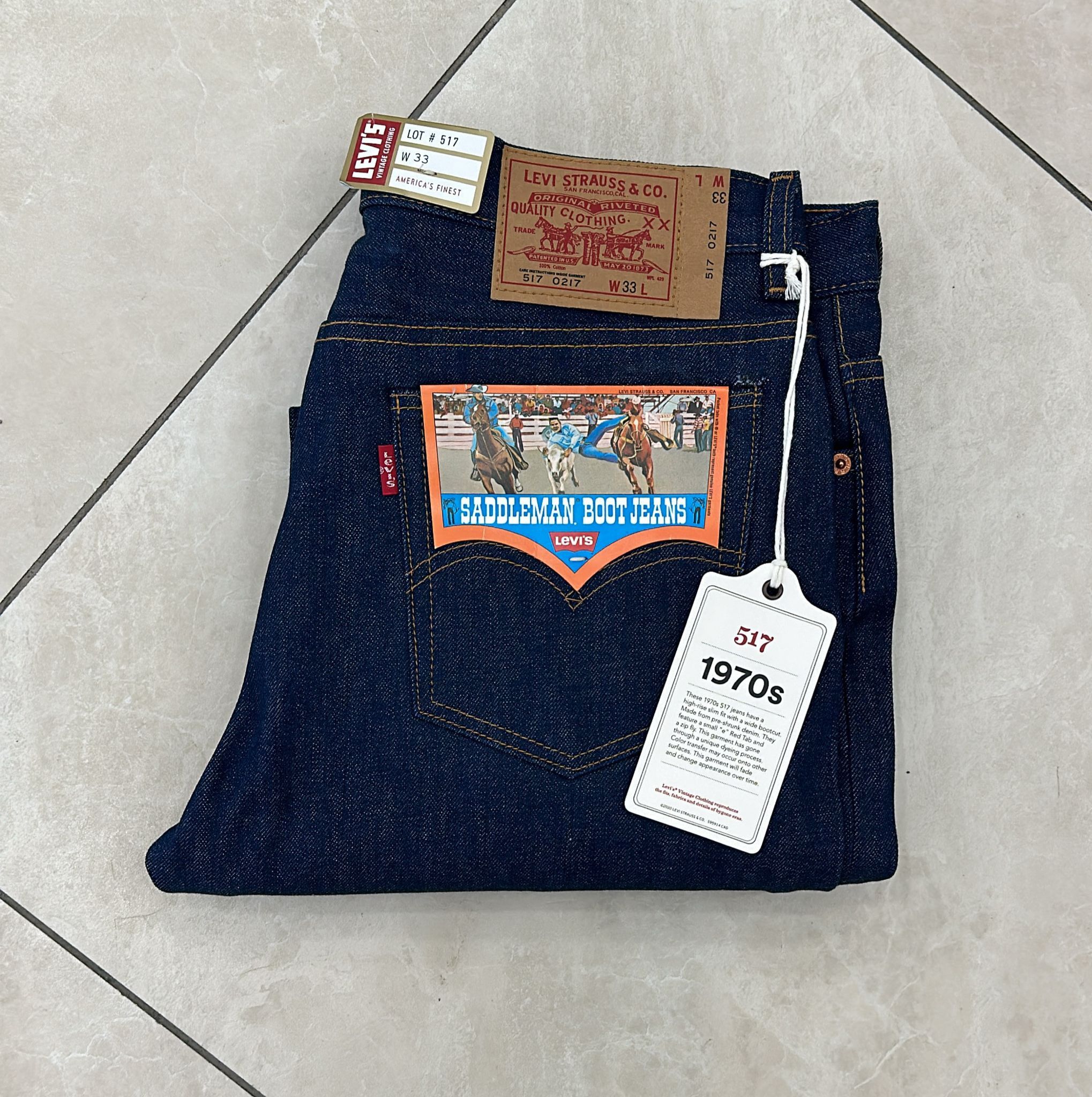 LVC Levi's Vintage Clothing 1970 517-0217 Bootcut Jeans