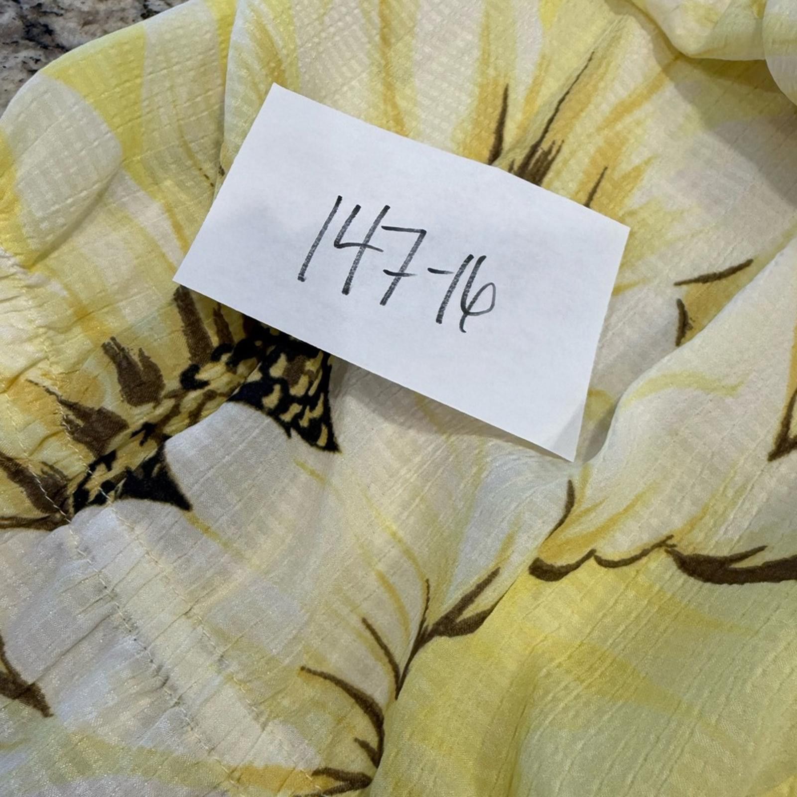 H&M H&M crop top yellow floral ruffled SZ M Size M / US 6-8 / IT 42-44 - 11 Thumbnail