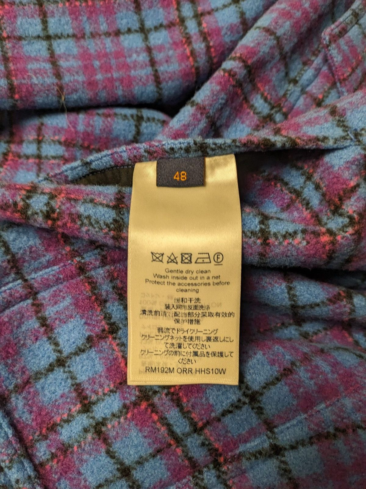 Louis Vuitton LOUIS VUITTON CROPPED FLANNEL BLOUSON TRUCKER JACKET Size US M / EU 48-50 / 2 - 7 Thumbnail