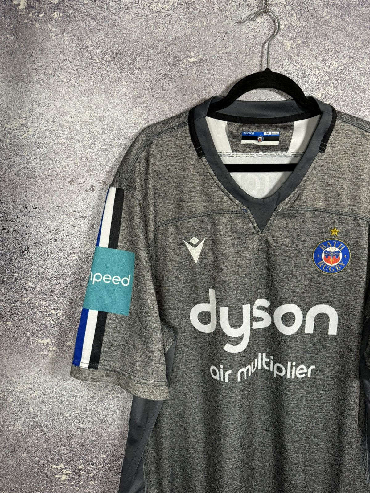 Macron Bath Rugby Union Away Shirt 2022/23 Macron 5XL size Jersey Size US XXL / EU 58 / 5 - 2 Thumbnail