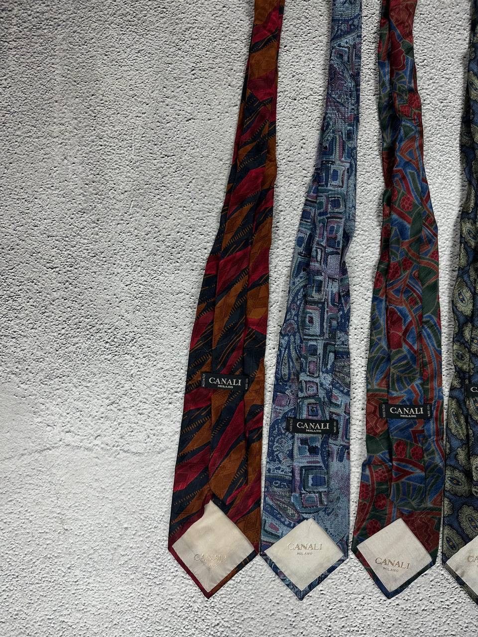 Canali Vintage Canali Tie Silk x5 Old Money Style Size ONE SIZE - 3 Thumbnail