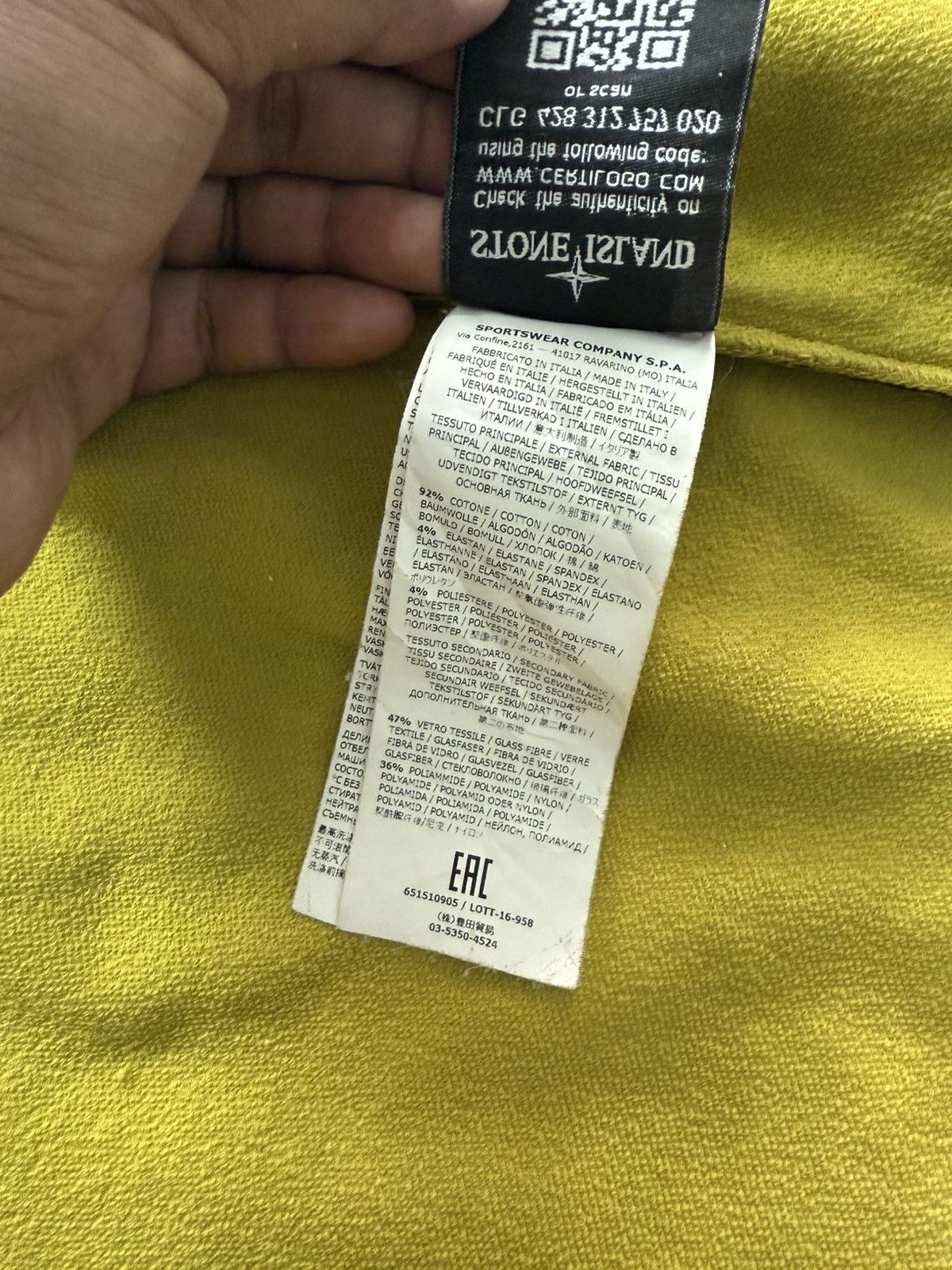 Stone Island Stone Island Apple Green Zipper Jacket With Hoodies Size US L / EU 52-54 / 3 - 9 Thumbnail