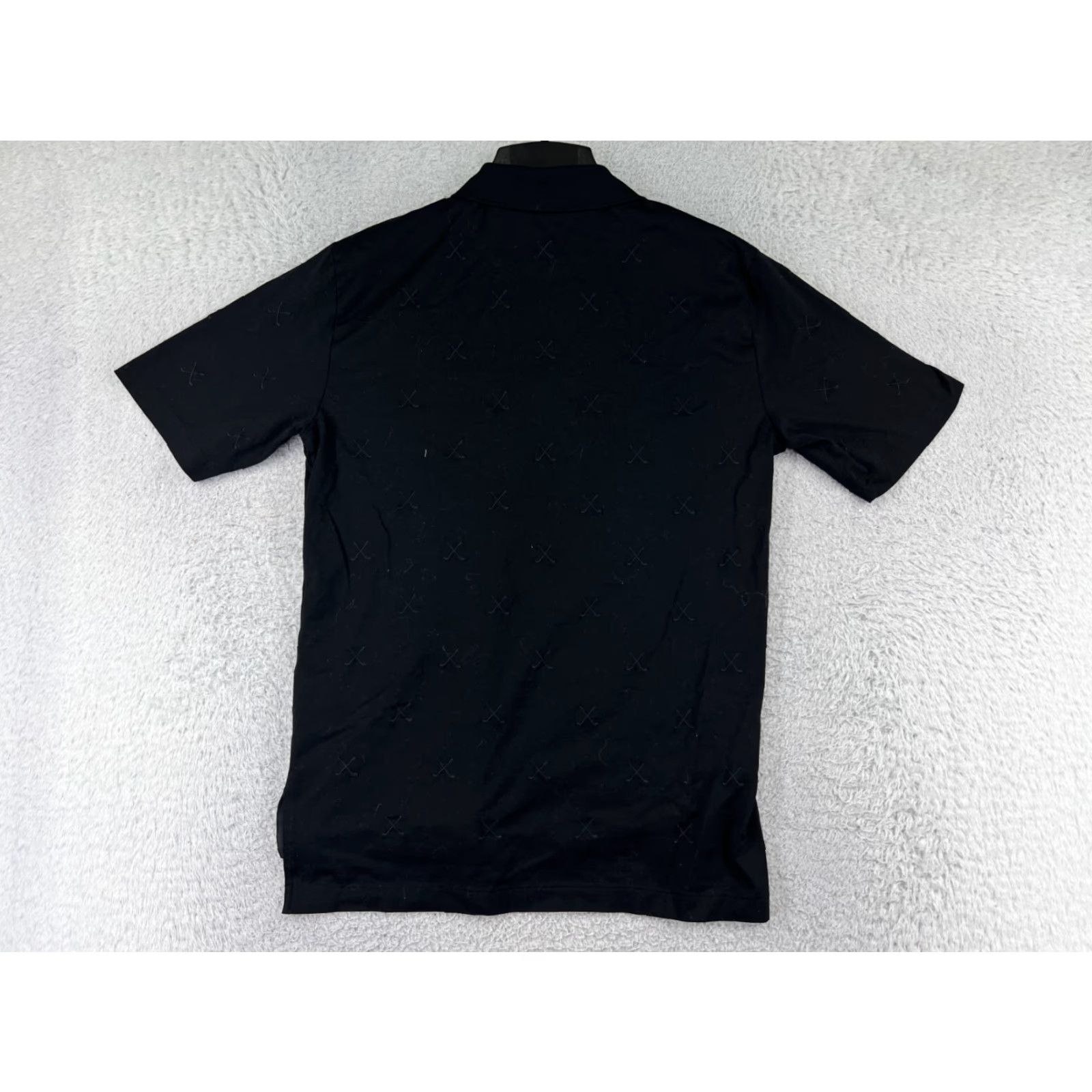 Polo Ralph Lauren VINTAGE Polo Ralph Lauren Shirt Men Medium Black Golf Clubs Pima Cotton Knit Size US M / EU 48-50 / 2 - 2 Thumbnail